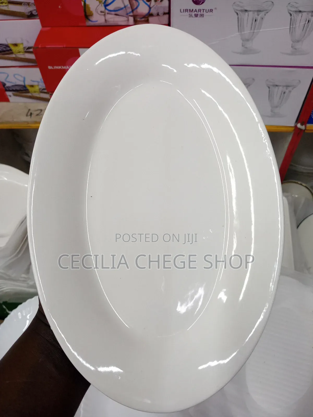 Oval Ceramic Plate