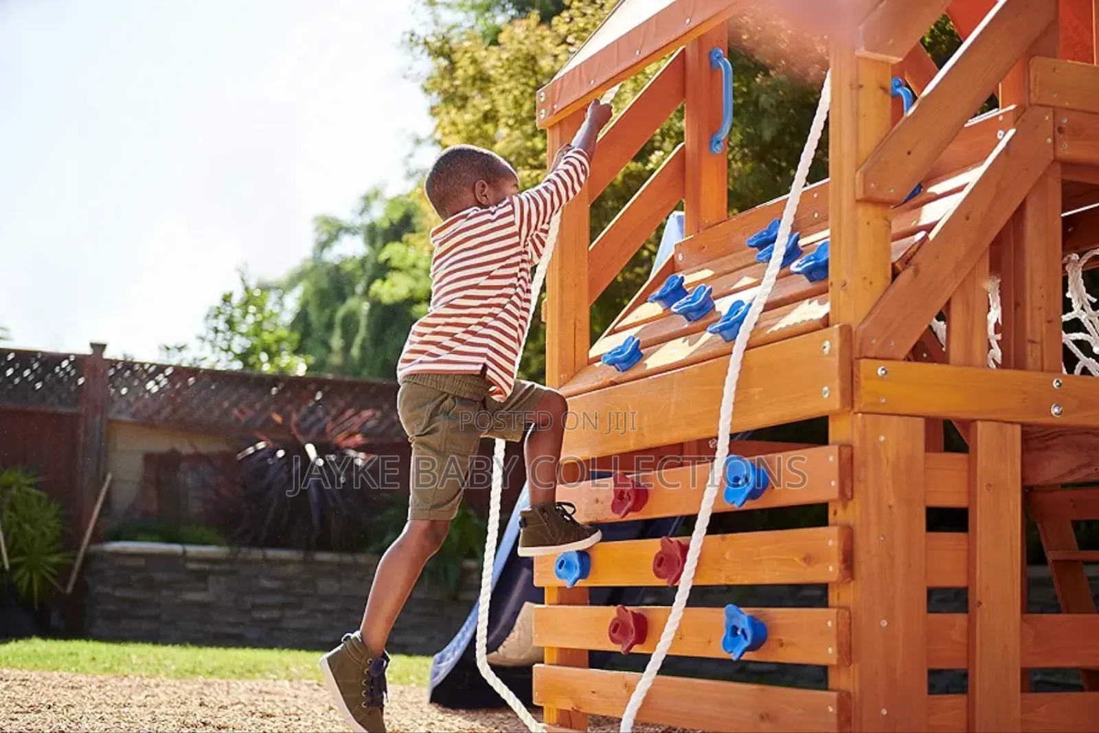 Little Tikes Wooden Climbing Frame Swing Set