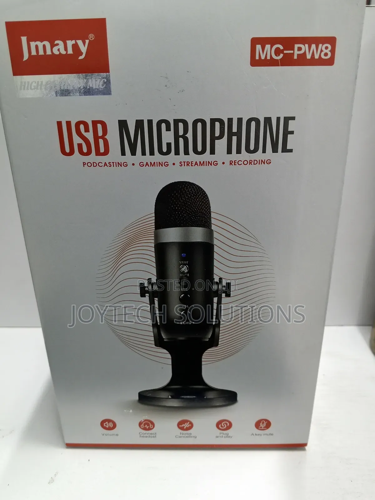Jmary Recording Live Microphone. Mc-Pw8. Usb Mic