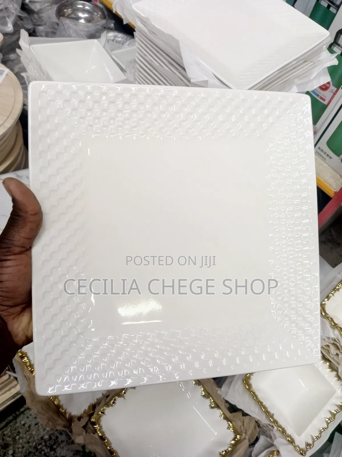 Ceramic Square Plate