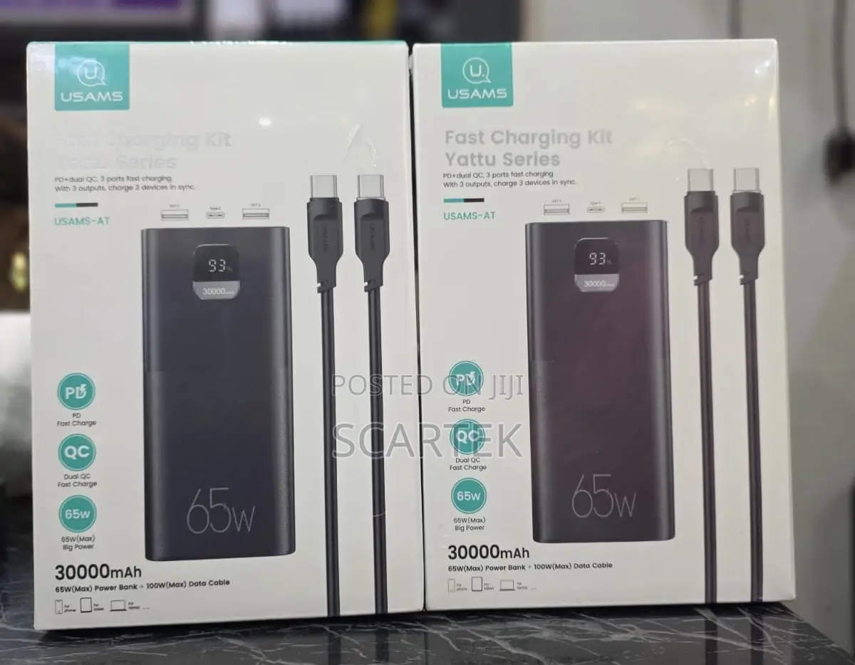 Usams Powerbank 30000mah 65w
