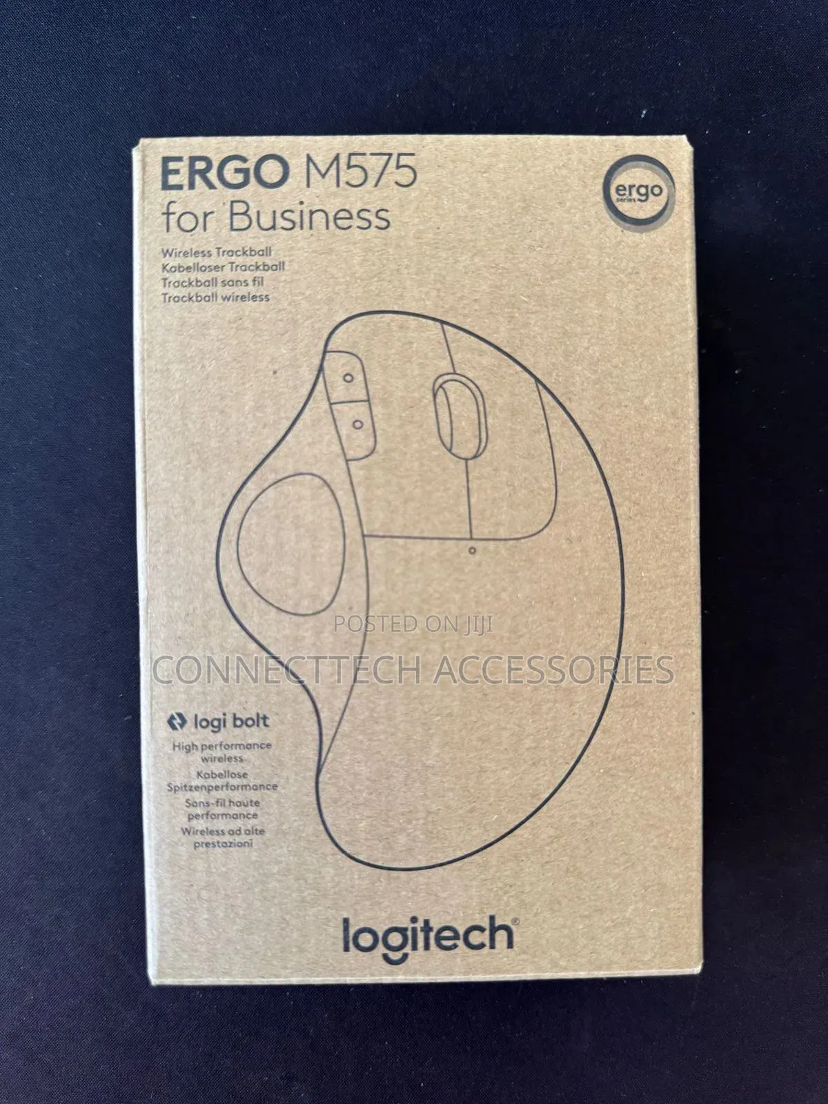 Logitech Ergo M575 Wireless Trackball Mouse.