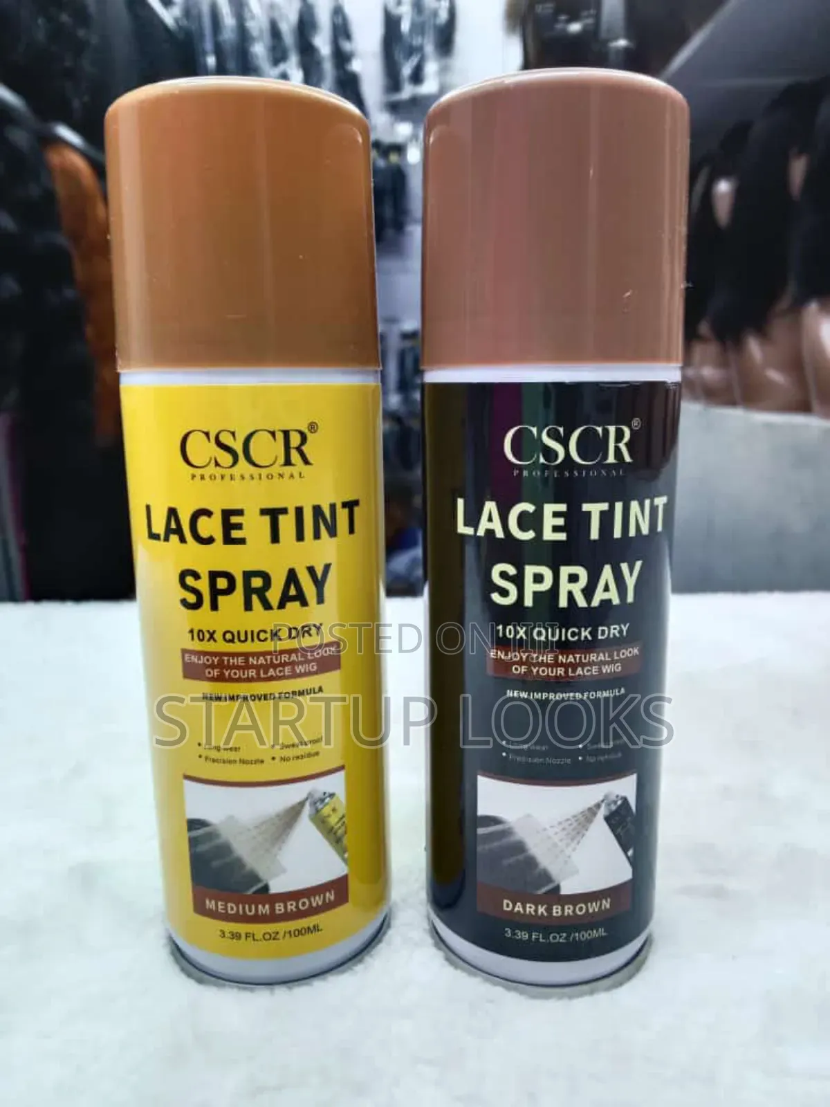 CSCR Lace Tint Spray Quick Drying Wig Lace Tint