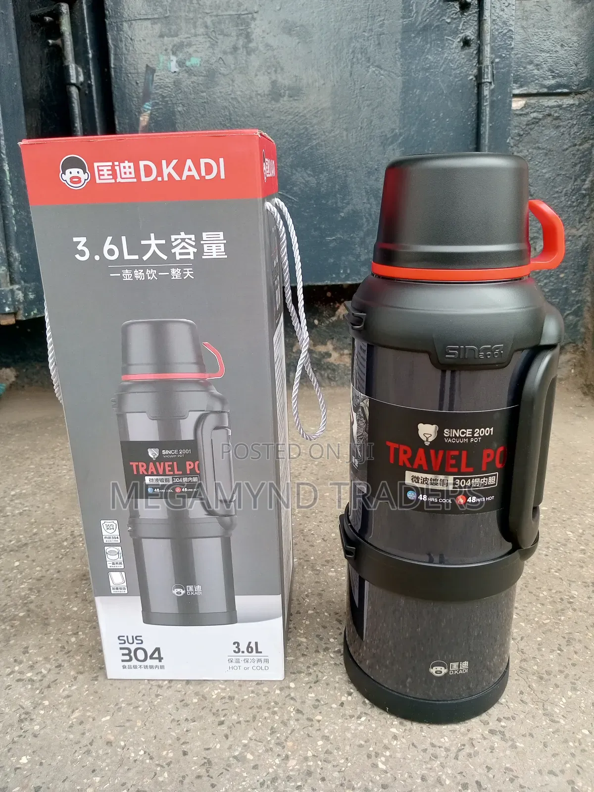 3.6 LTR Stainless Steel Flask/Thermos Flask