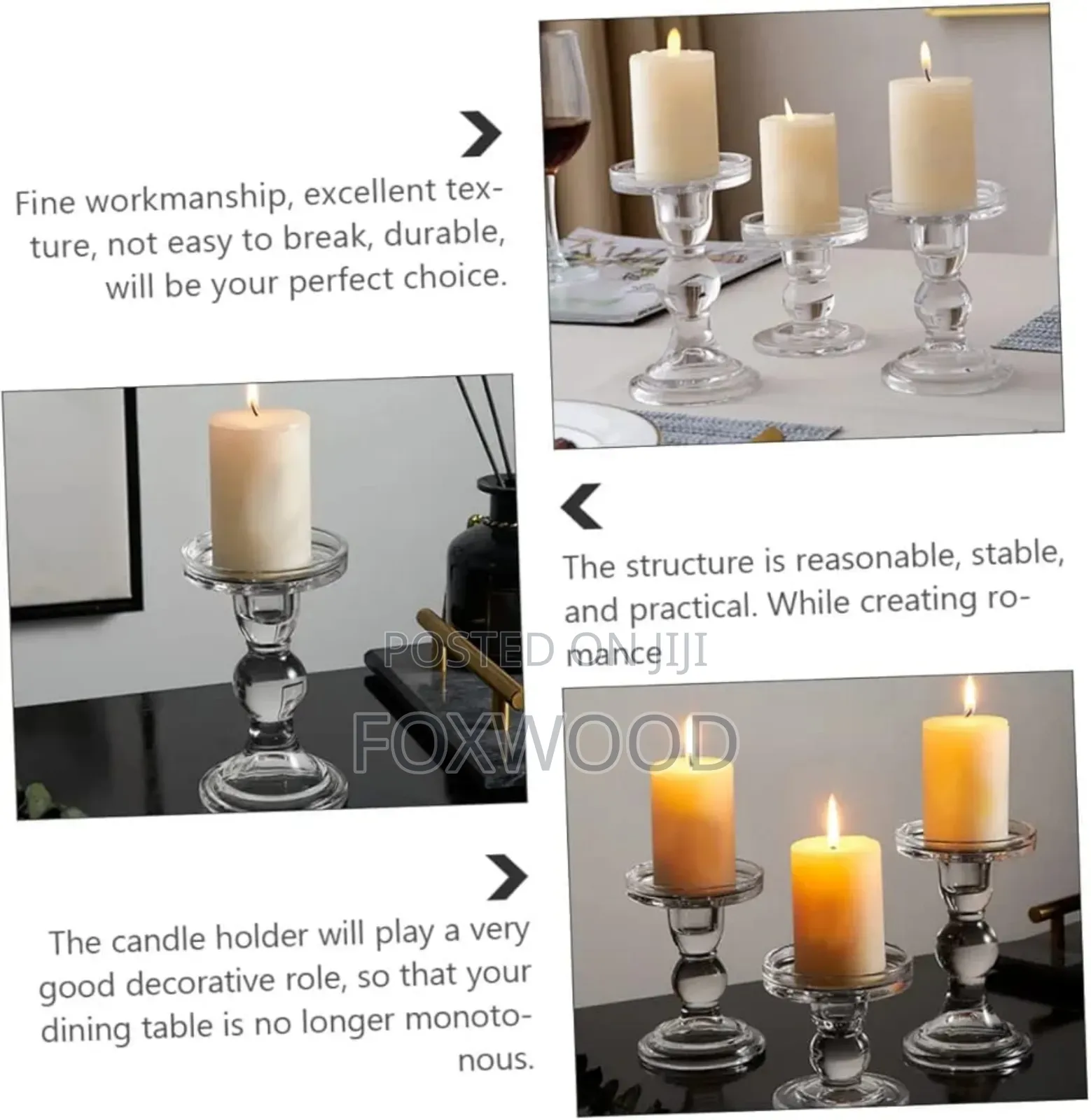 Candle Holder Short Stem*