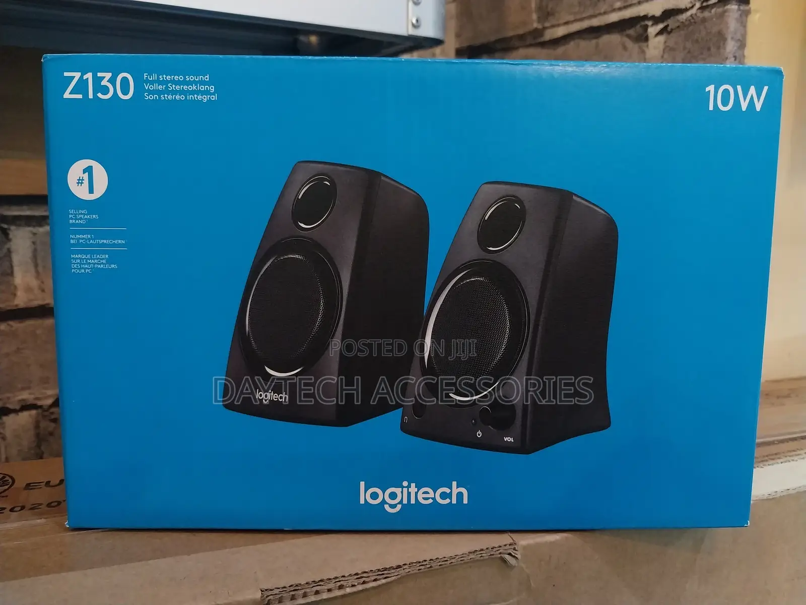 Logitech Z130 Stereo Speakers.