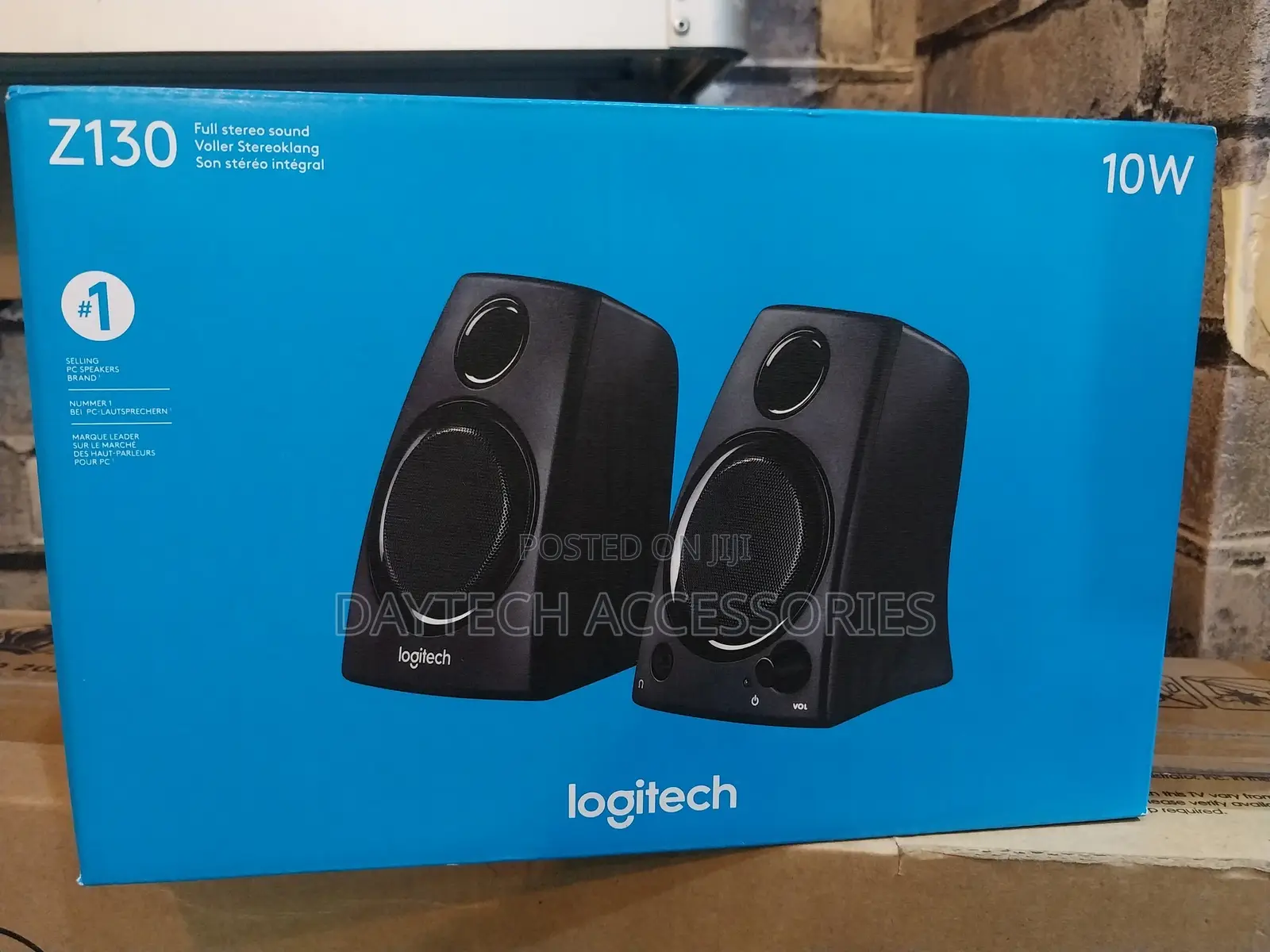 Logitech Z130 Stereo Speakers.