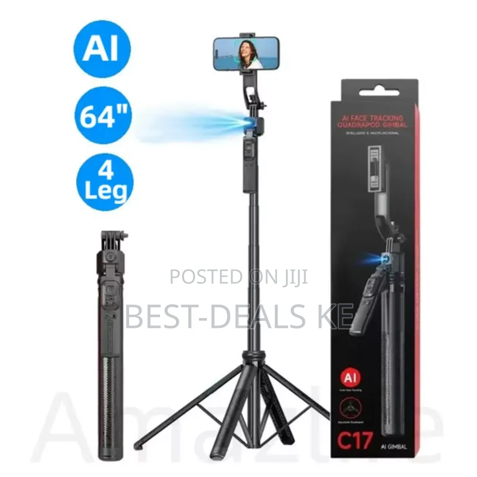 Ai Face Tracking Quadrapod Gimbal