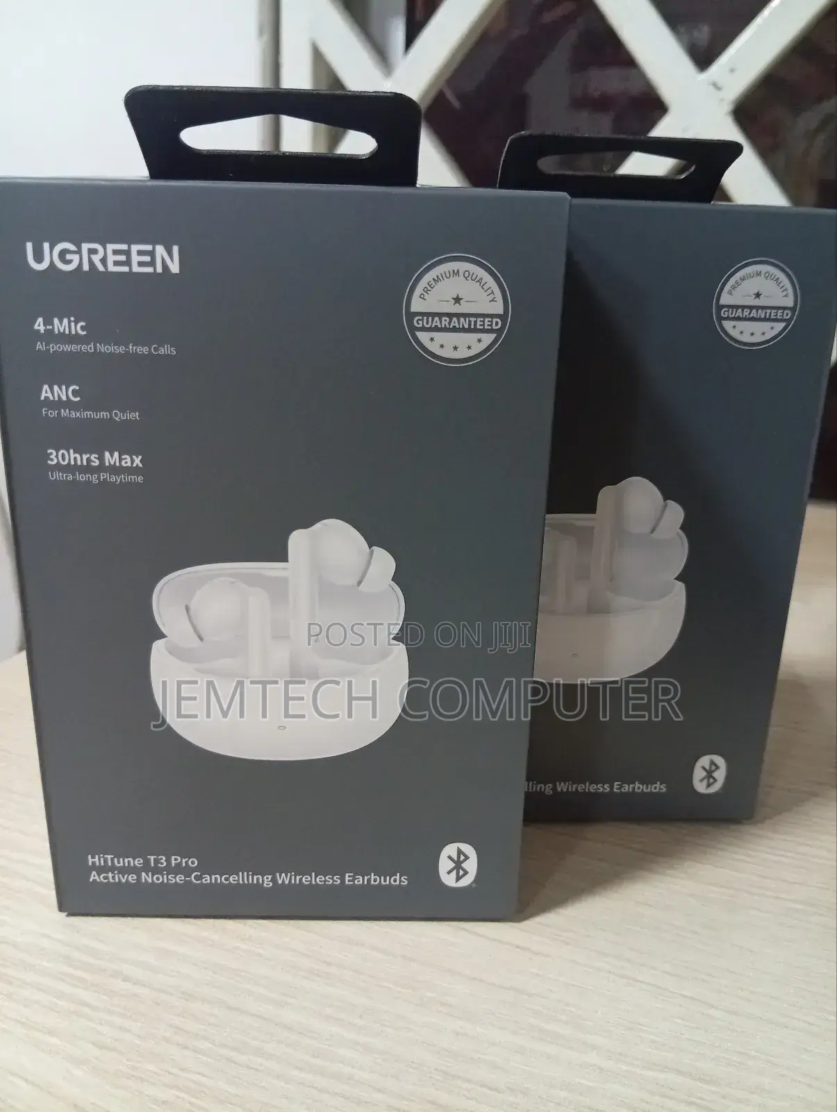 Ugreen Ws206 Hitune T3 Pro Anc Wireless Earbuds White