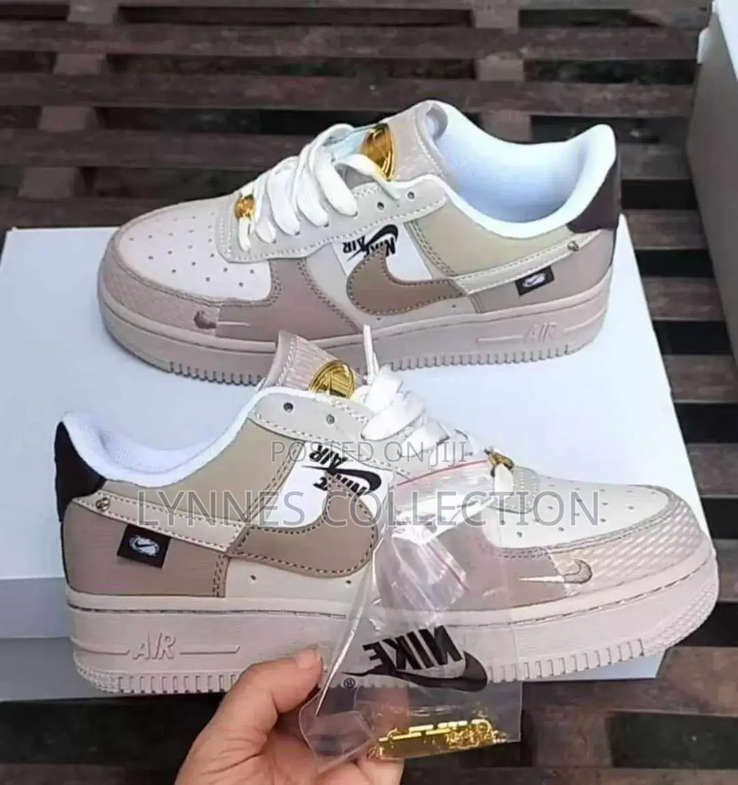 Nike Air Force 1's " Chrome Hearts", Chrome Heart Sizes 40-45