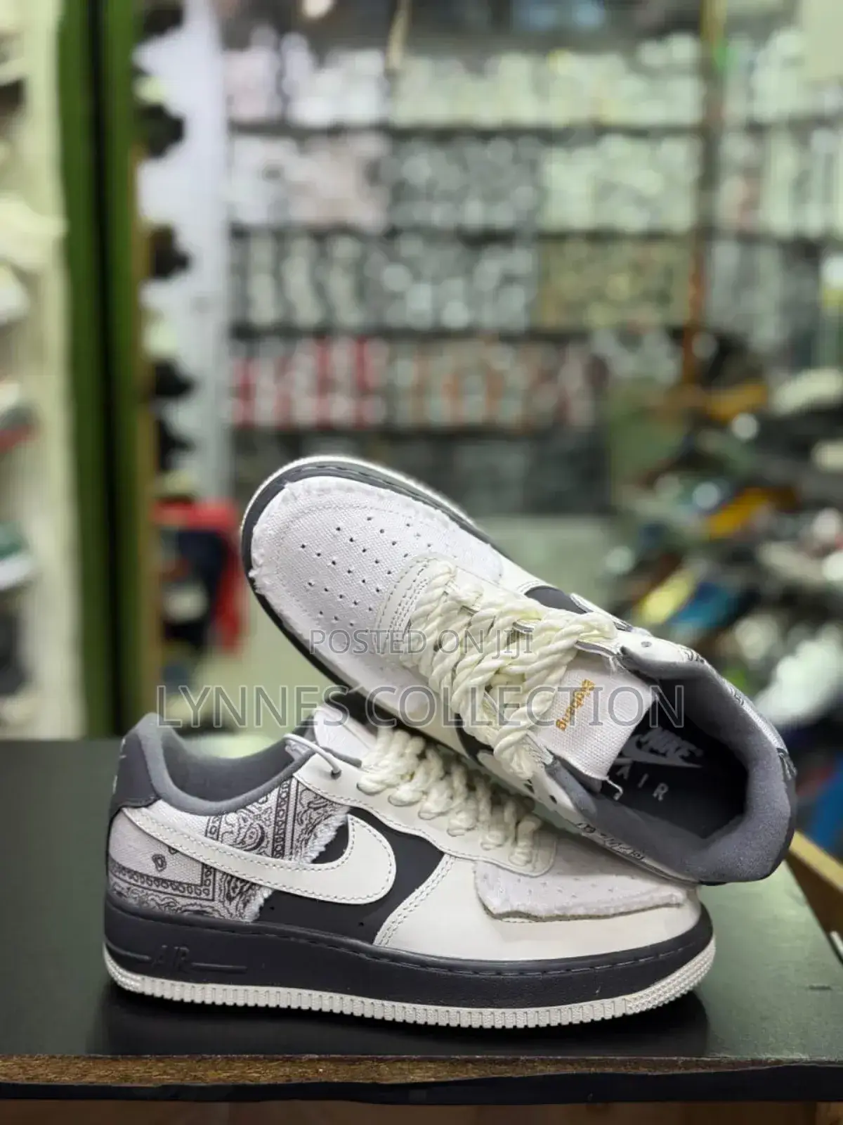 Nike Air Force 1's " Chrome Hearts", Chrome Heart Sizes 40-45