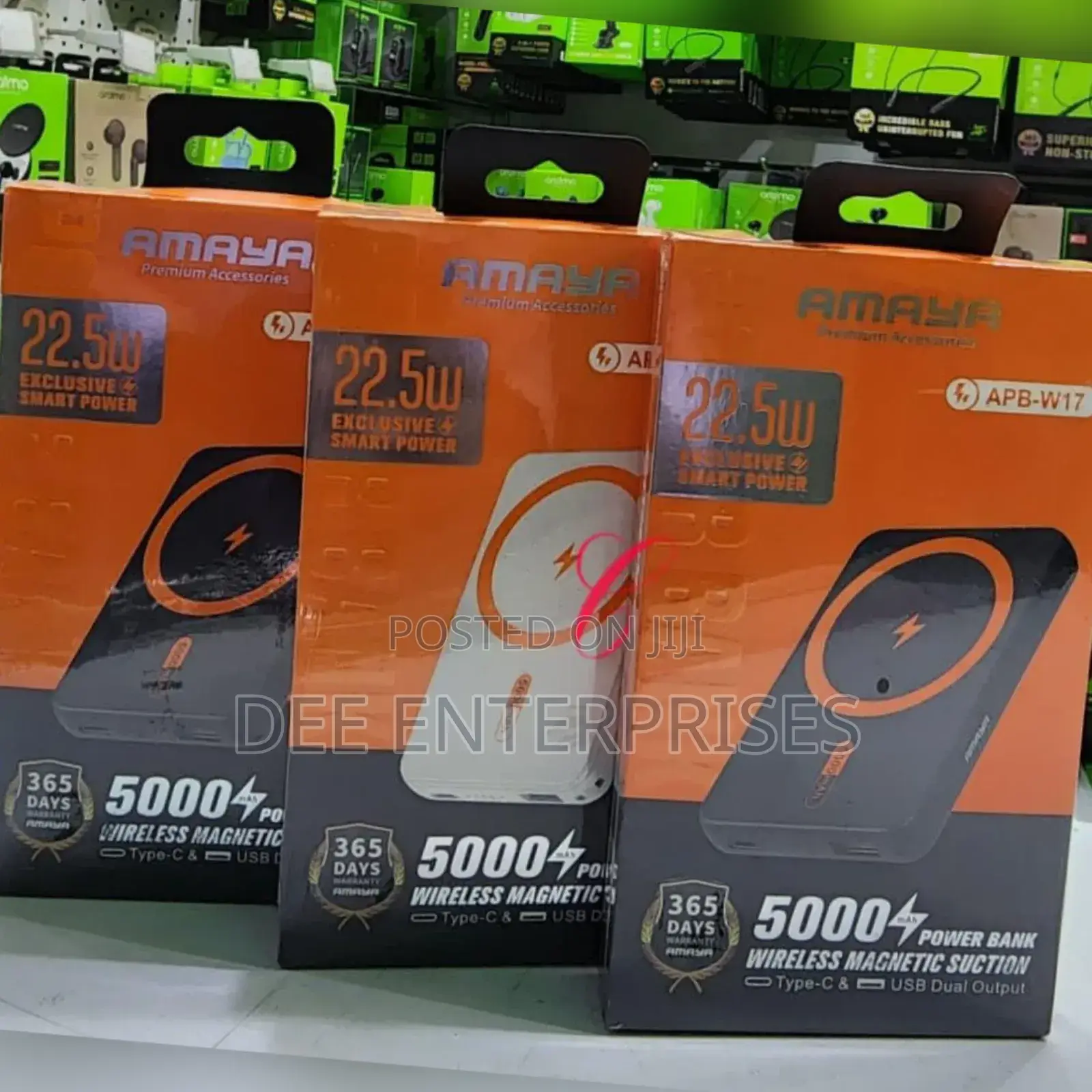 Amaya Wireless Magnetic Suction Power Banks
