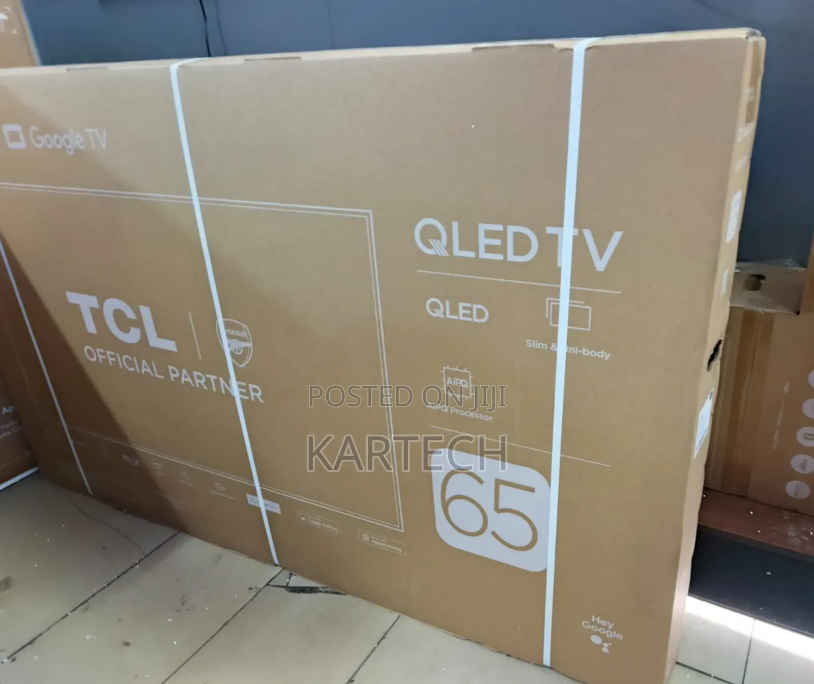 TCL 65" Qled Tv 65t6c – Uhd, Slim Bezel, Google Assistant