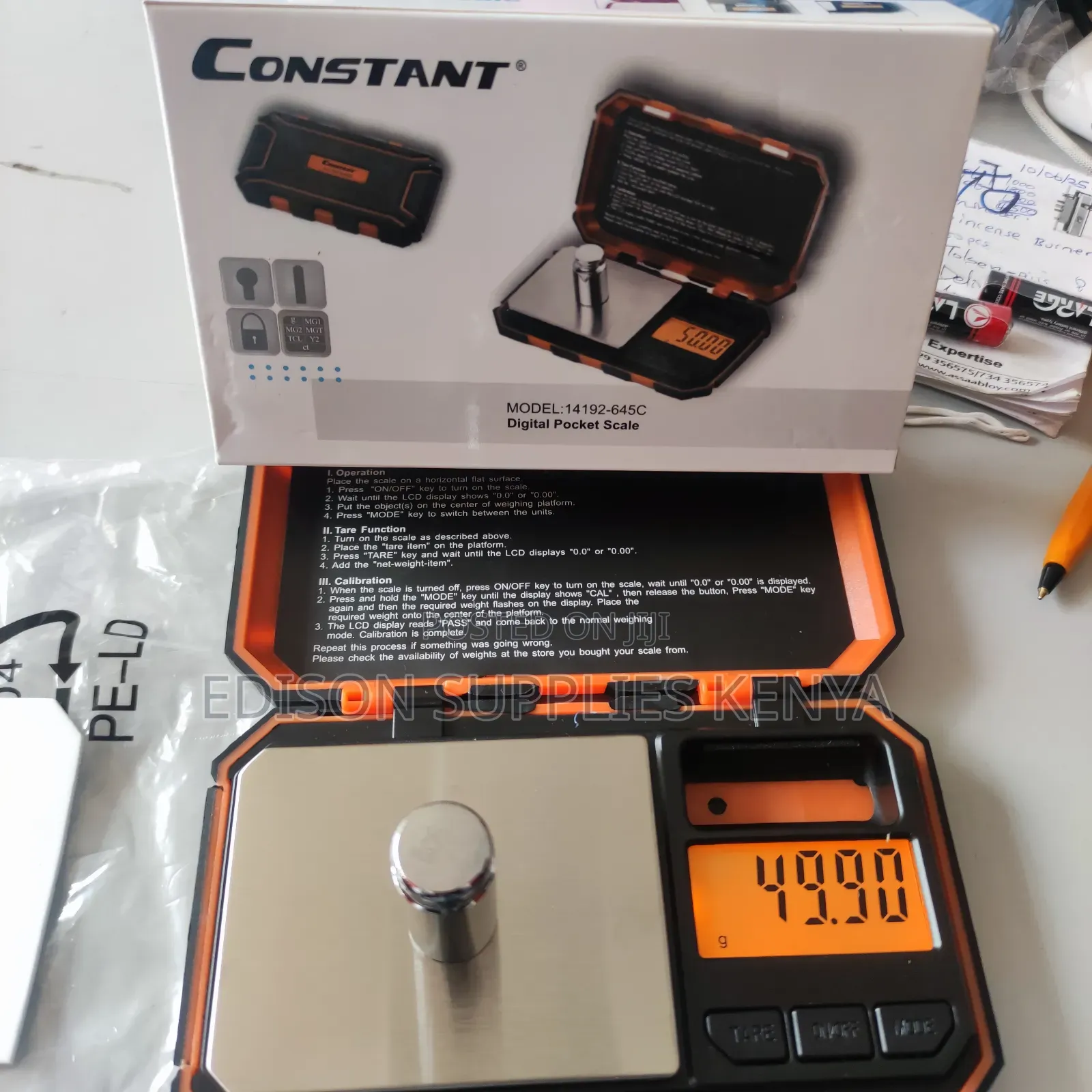 Constant Electronic Pocket Scale 300grams Balance Ring Jewelry Scale