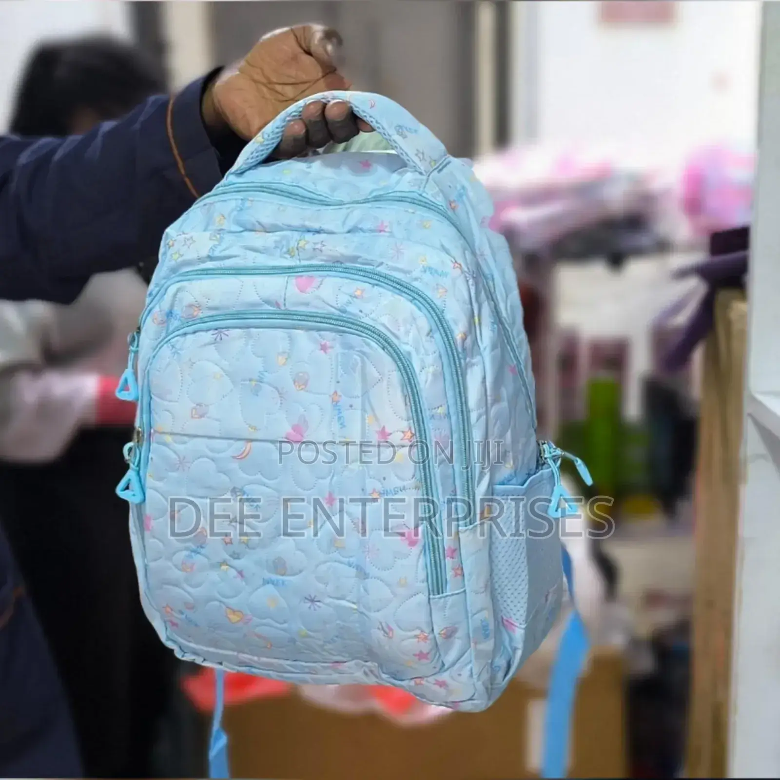 Spray Colour Effect School Bag