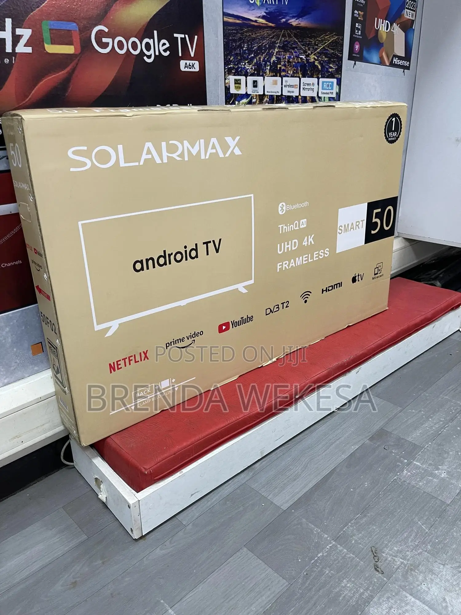 Solarmax 50-Inch Full Hd Led Smart TV With Built-in Wi-Fi, Dolby Audio