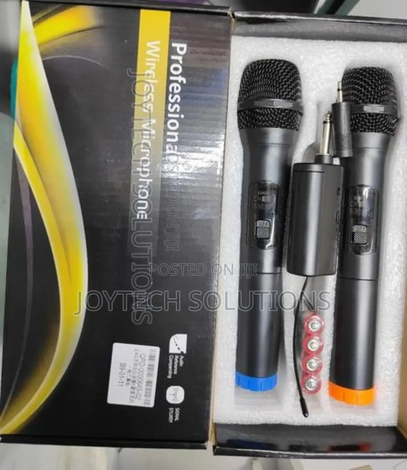 Portable Handheld Microphone Dual Channel Plug Play Dynamic