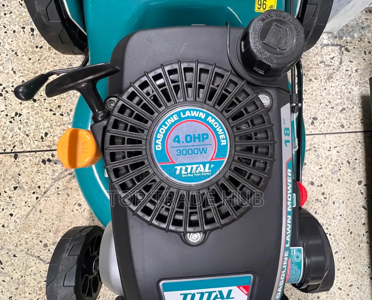 Total Gasoline Lawn Mower 141cc 3kw-4hp 4 Stroke Engine 18" Blade