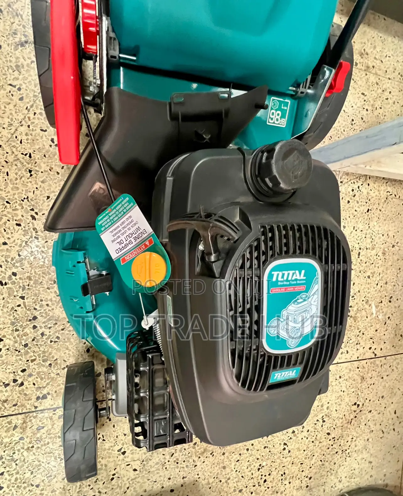 Total Petrol Lawn Mower 196cc 4.8hp(3.5kw) 4 Stroke Engine 20" Blade