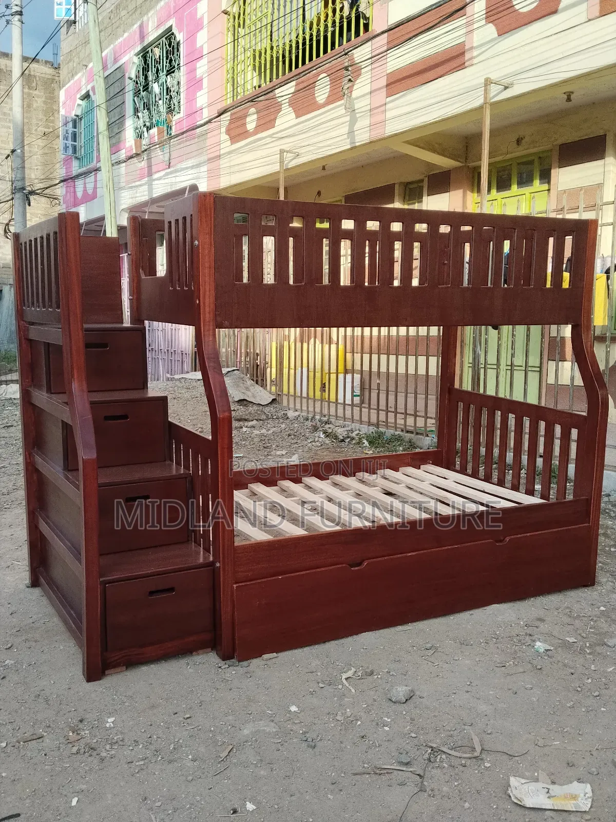 Mahogany Double Decker / Bunk Bed Design