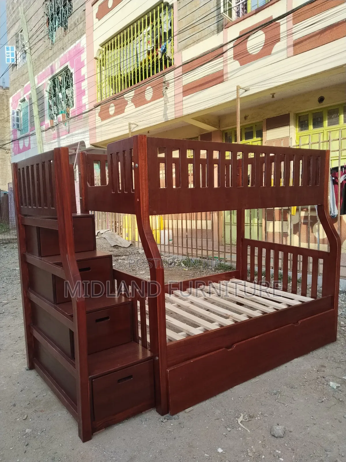 Mahogany Double Decker / Bunk Bed Design