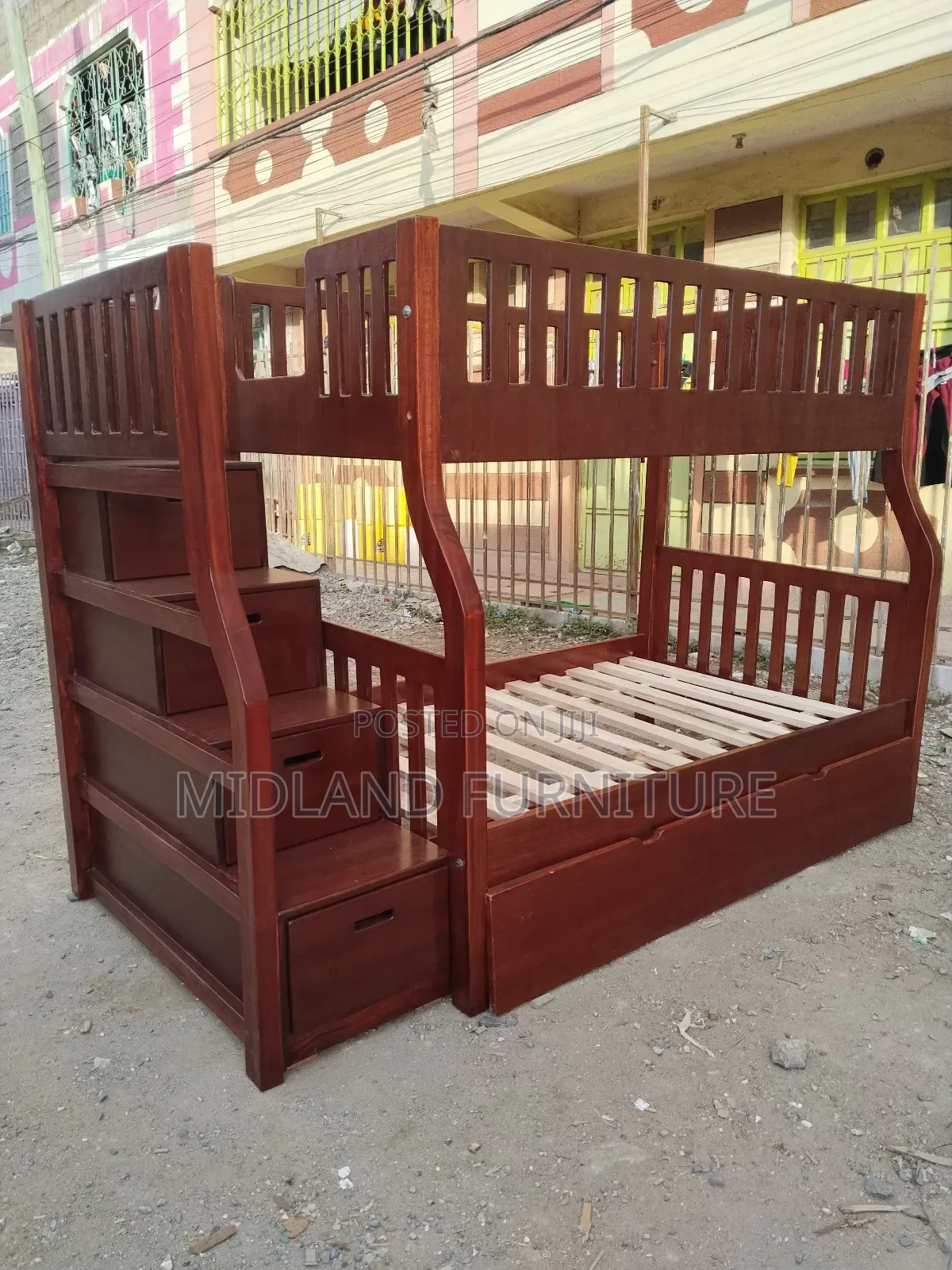Mahogany Double Decker / Bunk Bed Design