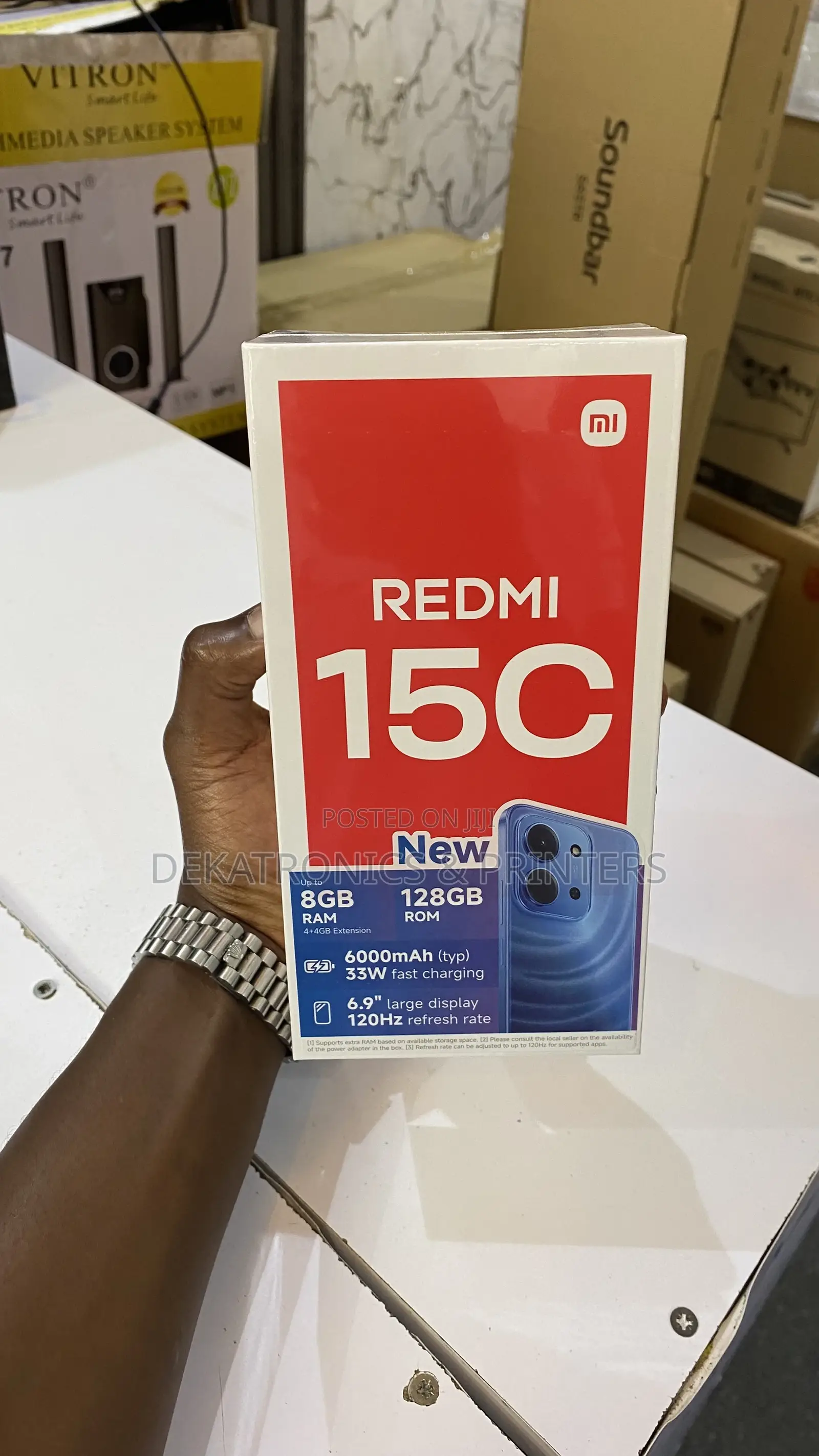 New Xiaomi Redmi 15C 4G 128 GB Black