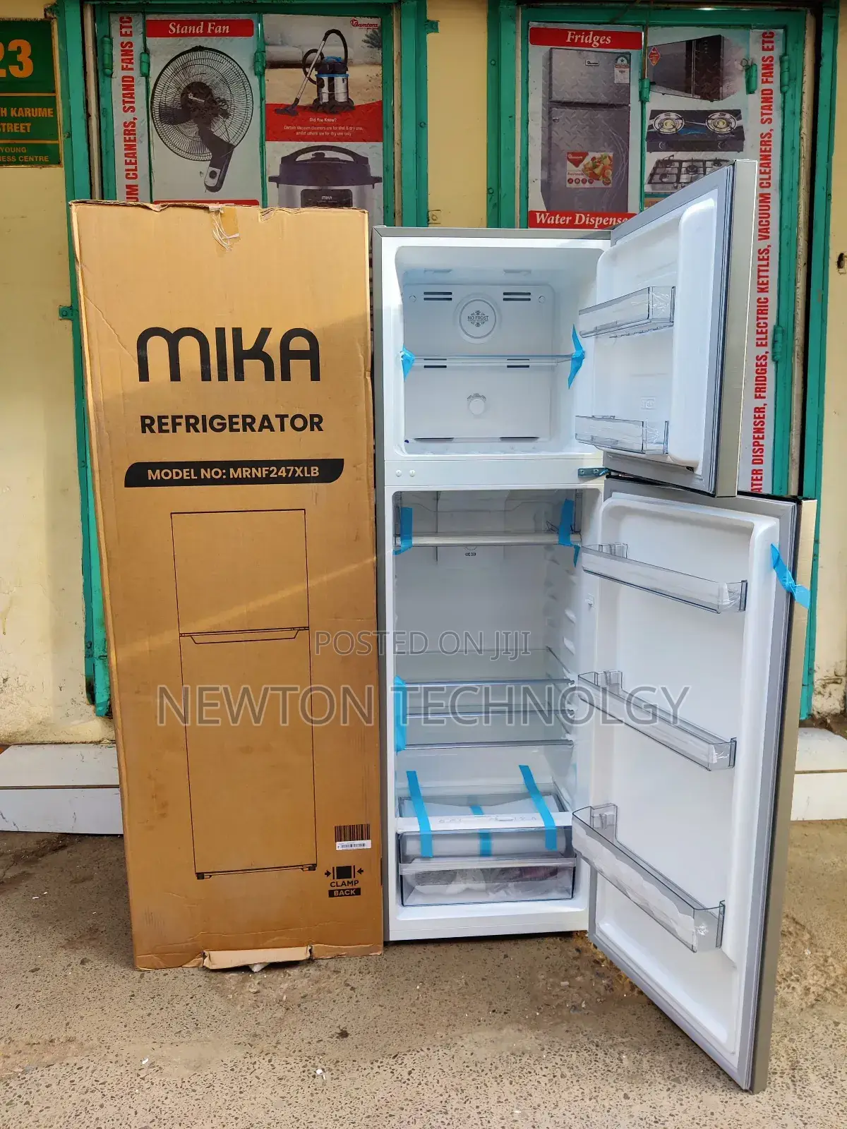 Mika 247litres Double Door Fridge No Frost