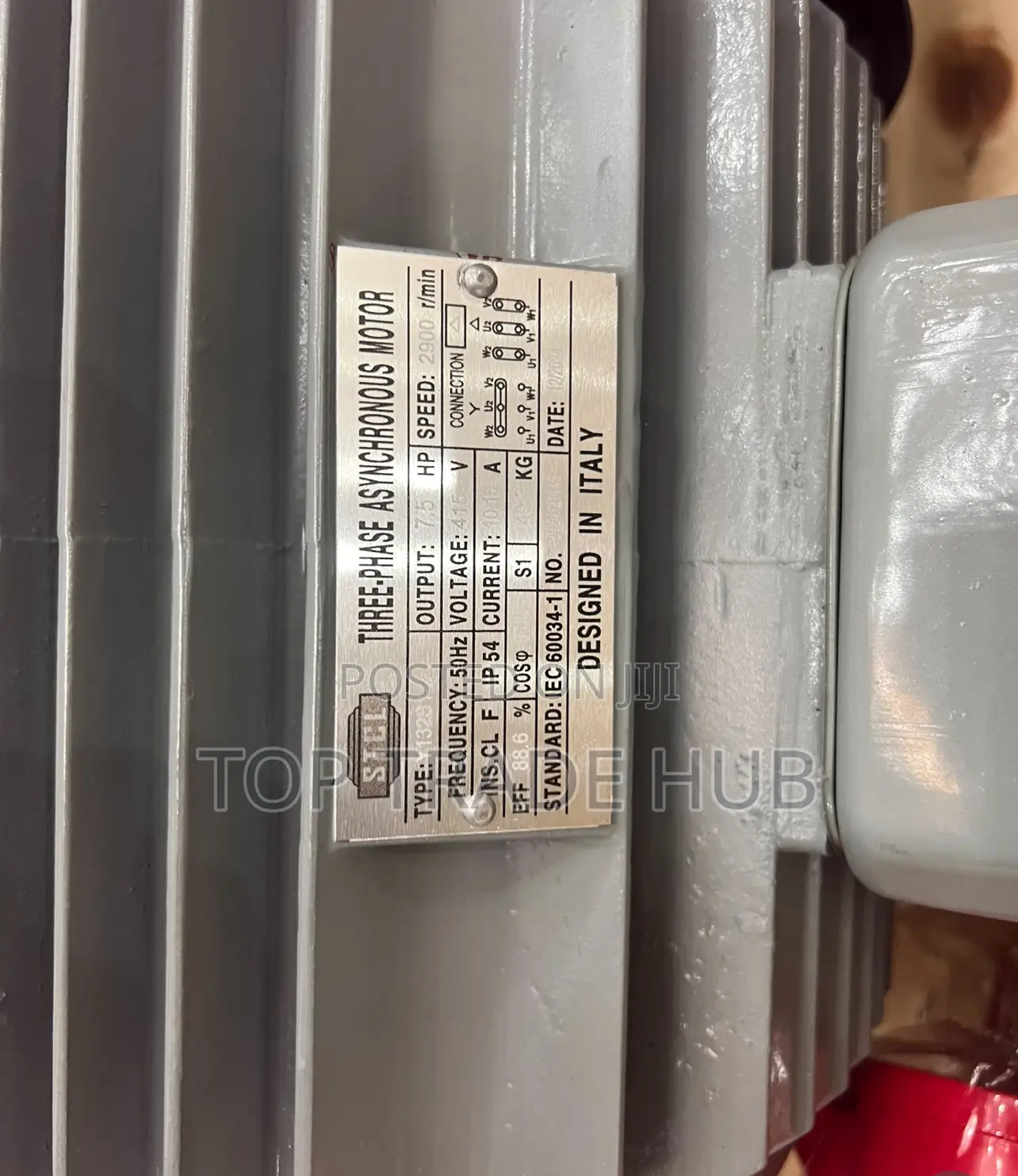 Stcl Asynchronous Electric Motor 7.5hp 3 Phase High Speed 2900rpm