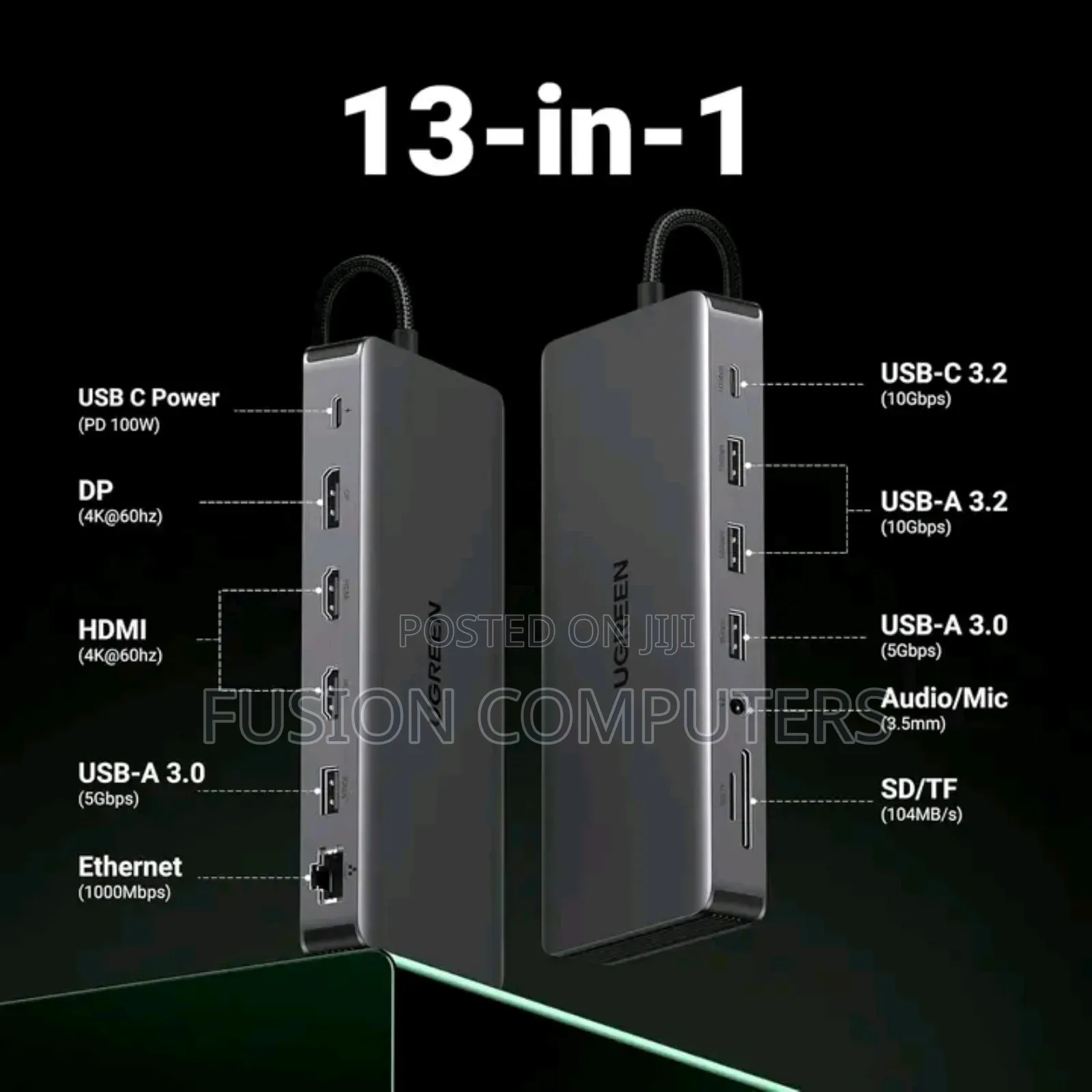 Ugreen Cm681 13 in 1 Docking Station