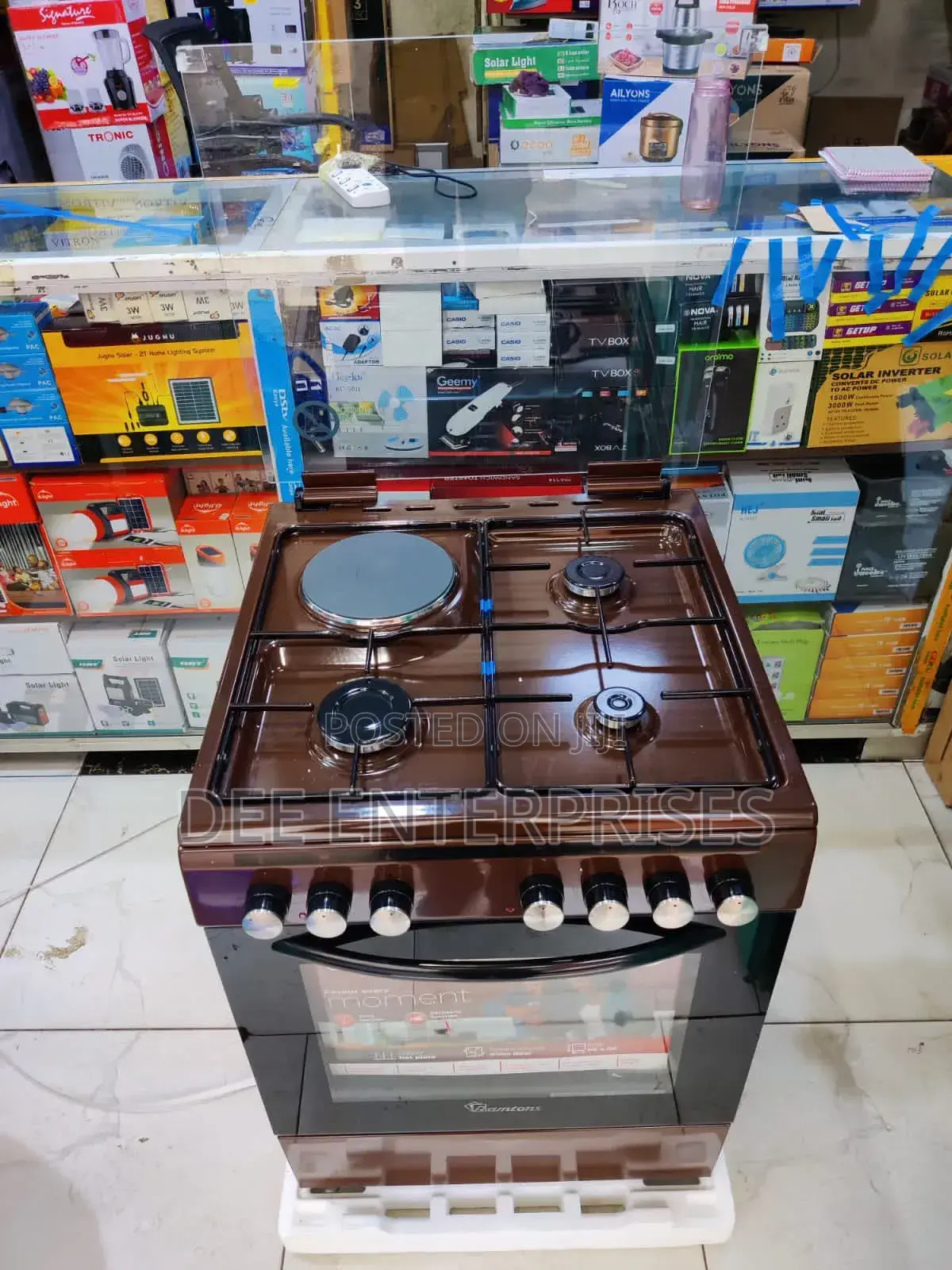 Ramtons Cooker 3g+1e 60x60cm Black-Rc/605