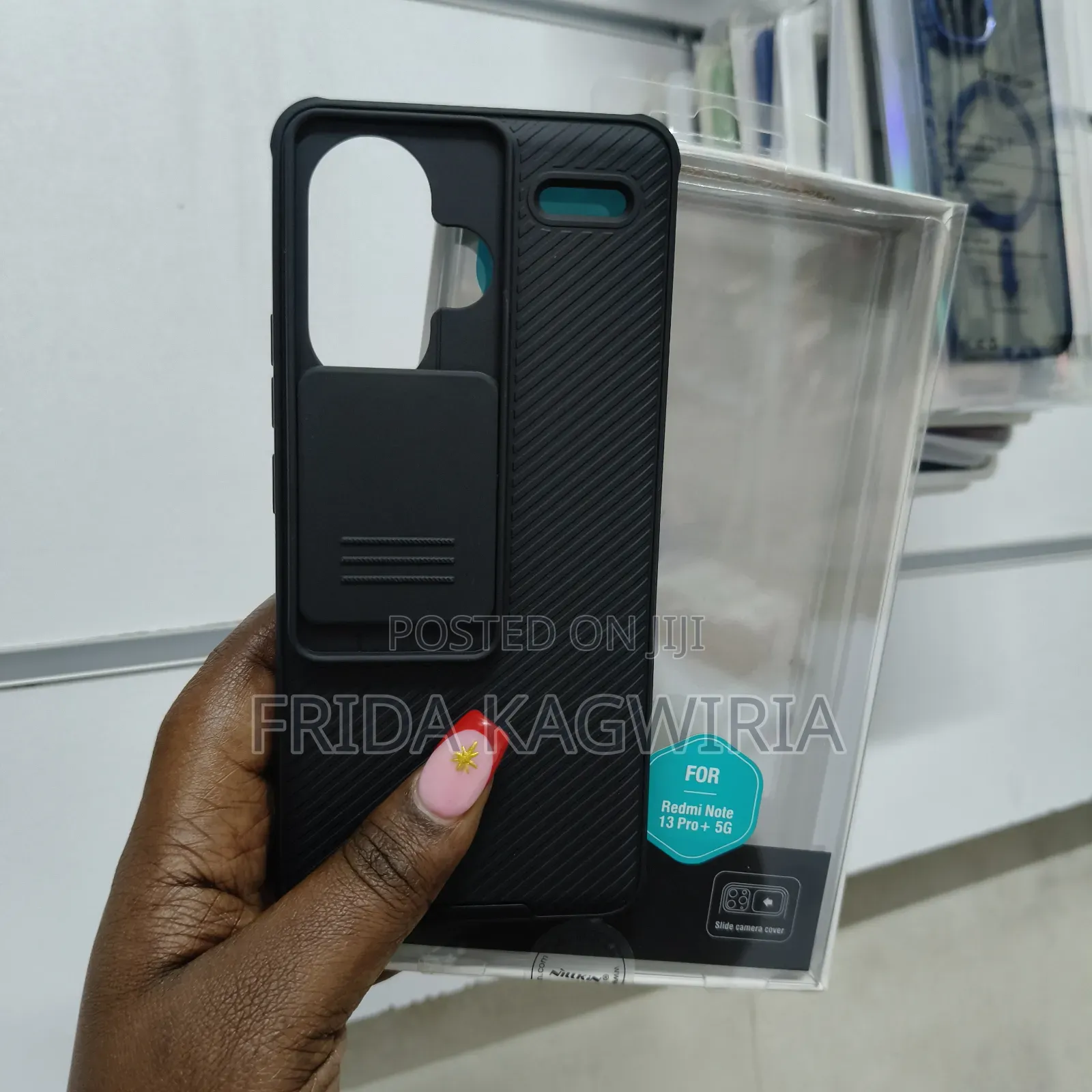 Redmi Note 13 Pro Plus Nilkin Camshield Back Cover