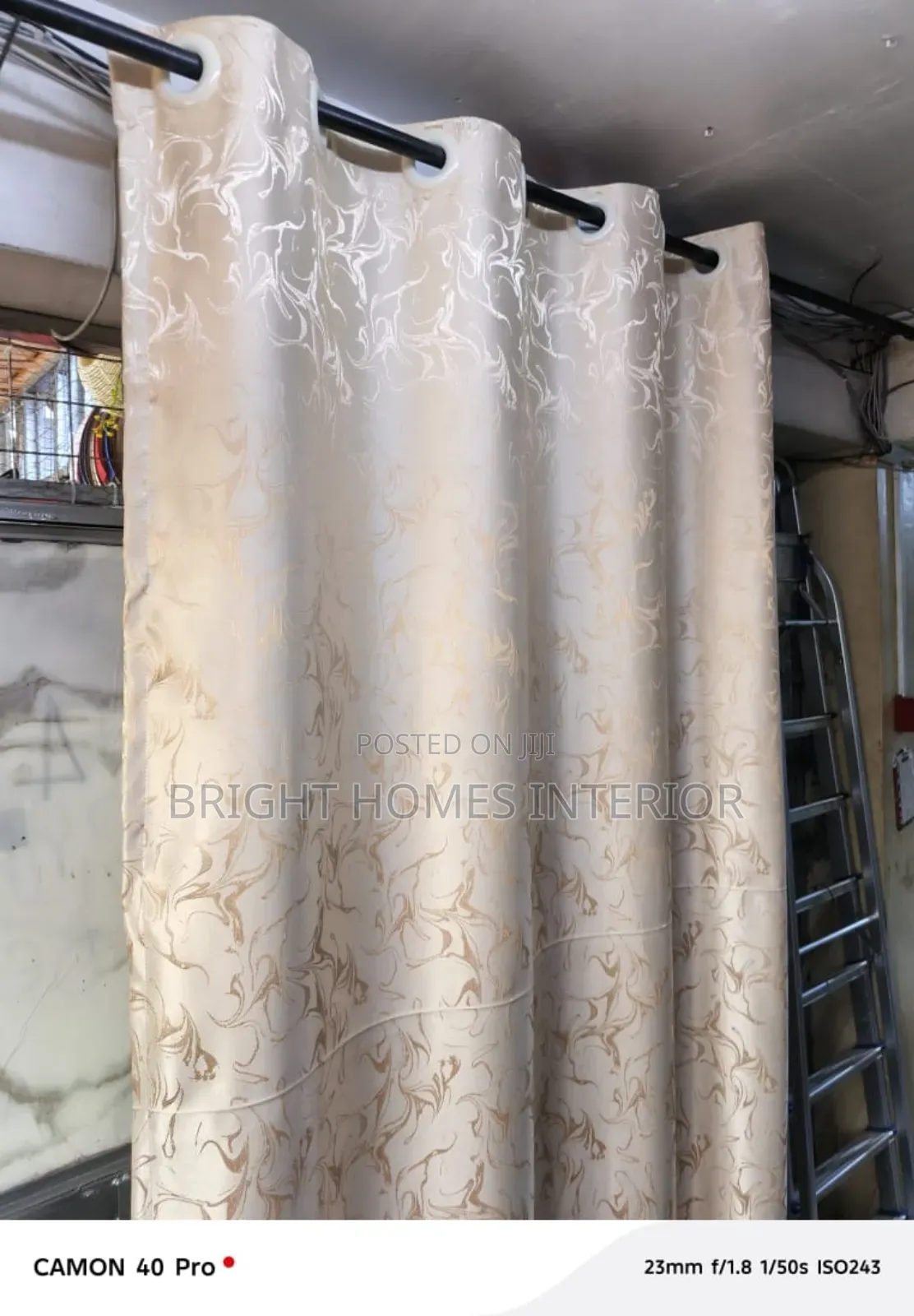 Cream Curtain Available Price Is Per Meter Width