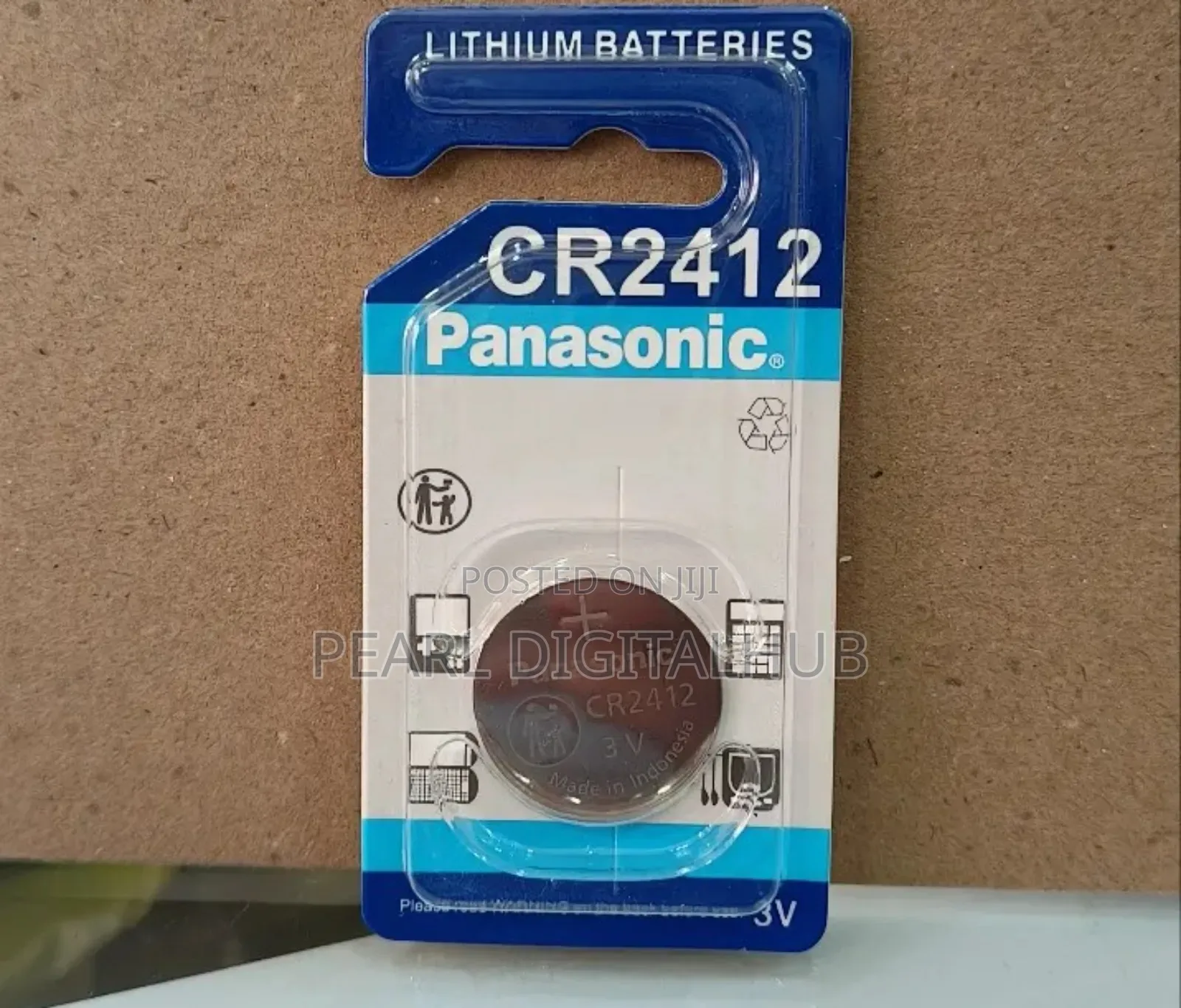 Panasonic Cr2412 3volts Lithium Battery