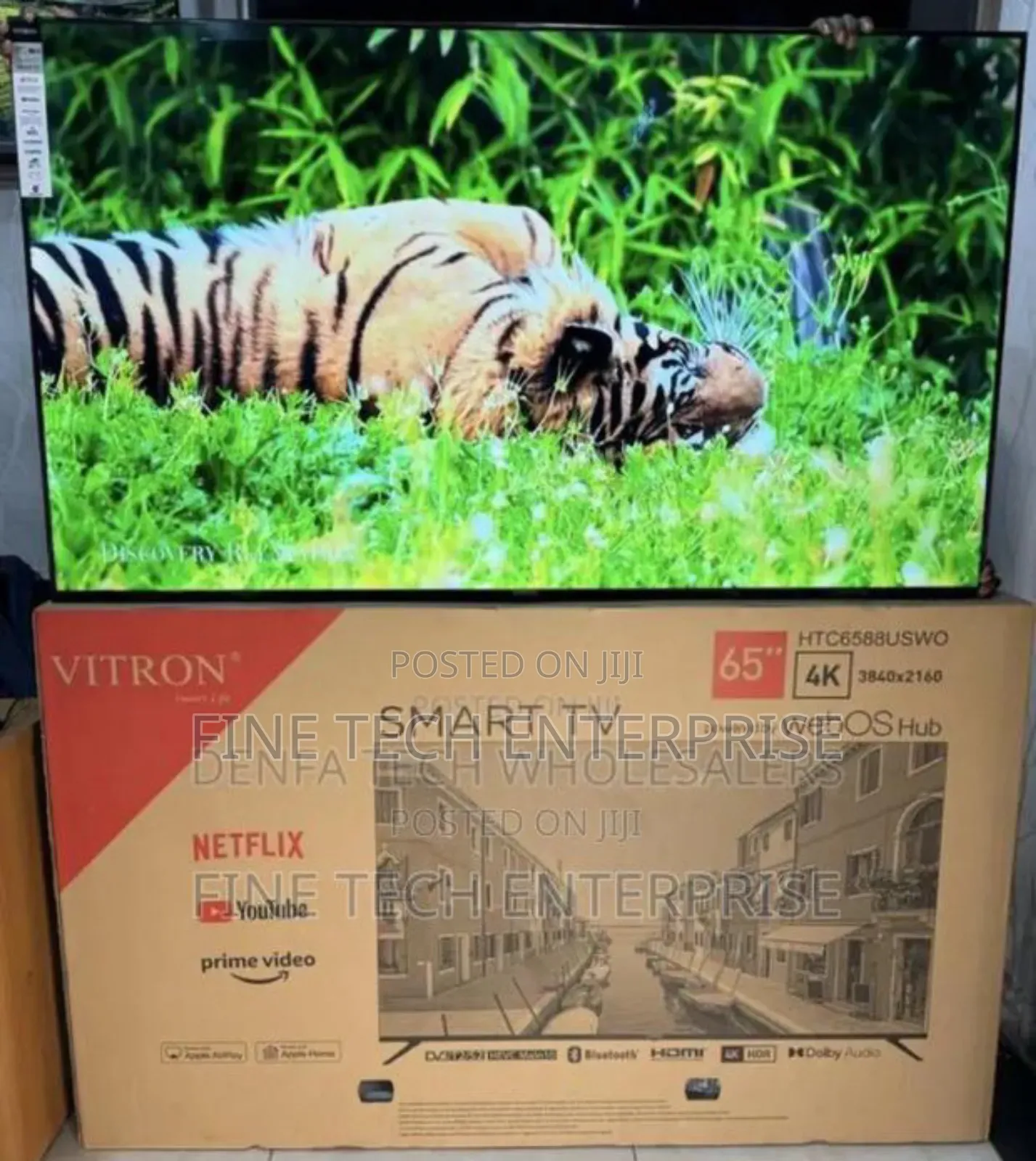 Vitron 65 Inches Webos Frameless Smart Android Tv