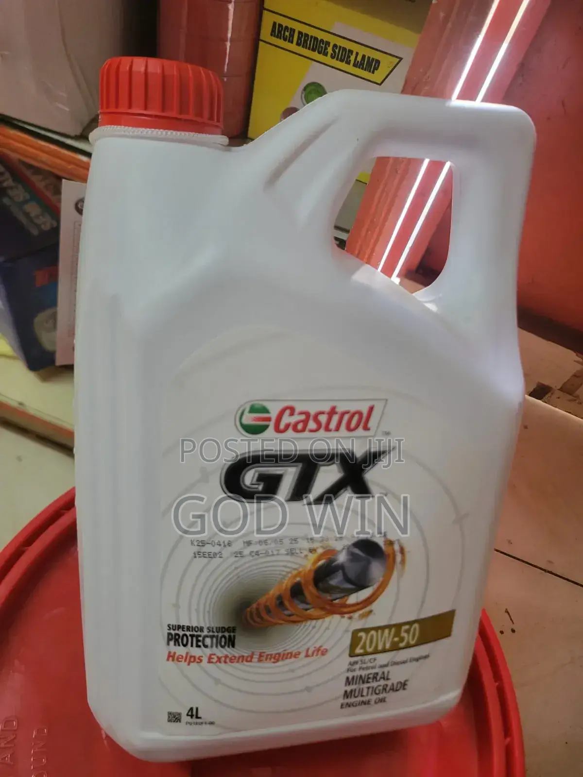 Petrol Oil 4lrs GTX Castrol