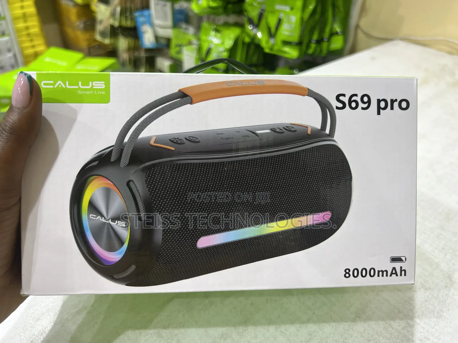 Calus Portable Bluetooth Speaker.