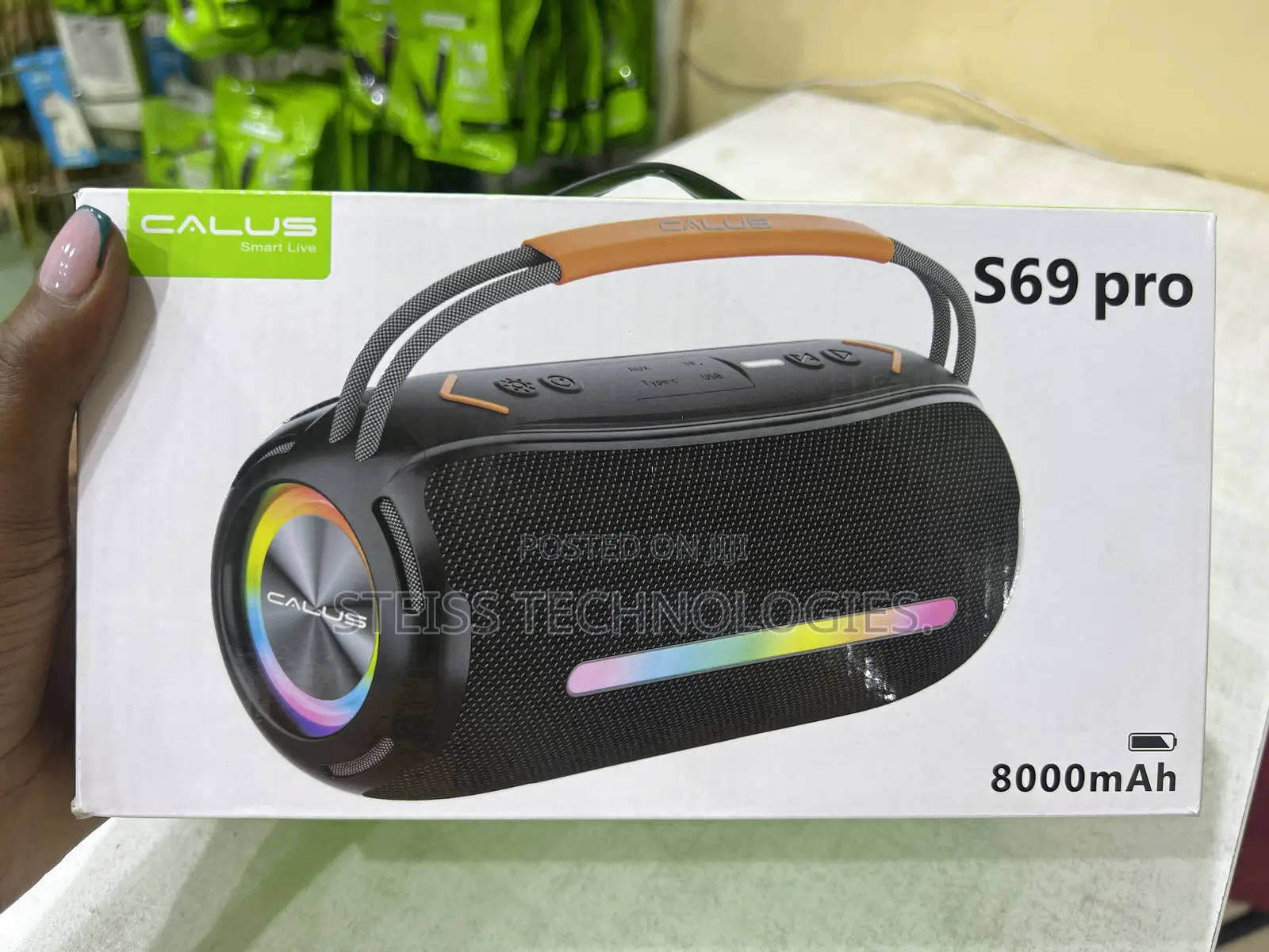 Calus Portable Bluetooth Speaker.