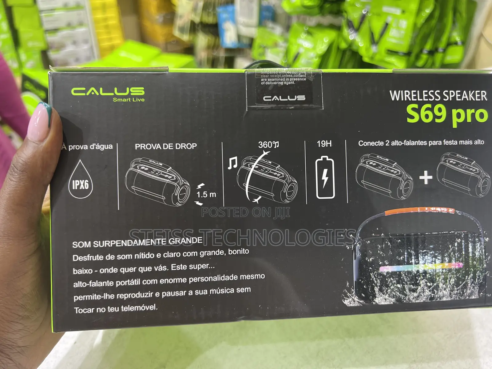 Calus Portable Bluetooth Speaker.