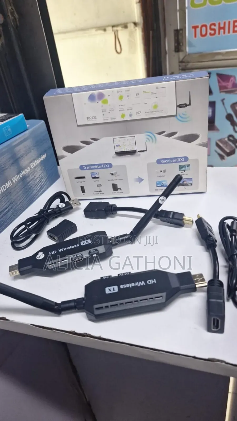 Tx, Rx Quality 50m Wireless Hdmi Extender