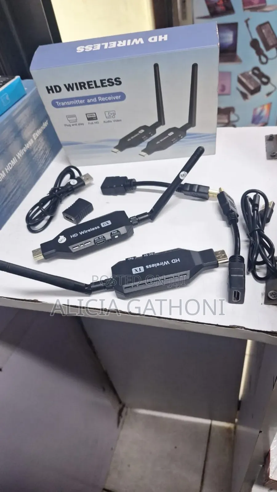 Tx, Rx Quality 50m Wireless Hdmi Extender