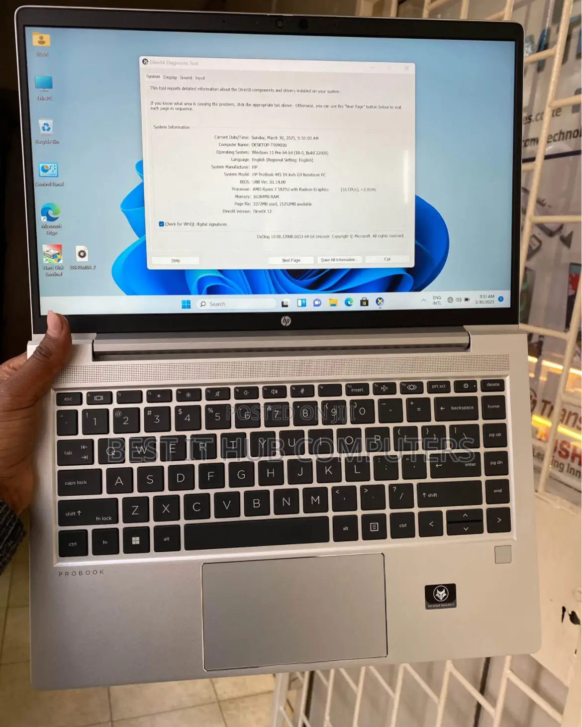 Laptop HP EliteBook 640 G9 16GB Intel Core i7 SSD 512GB