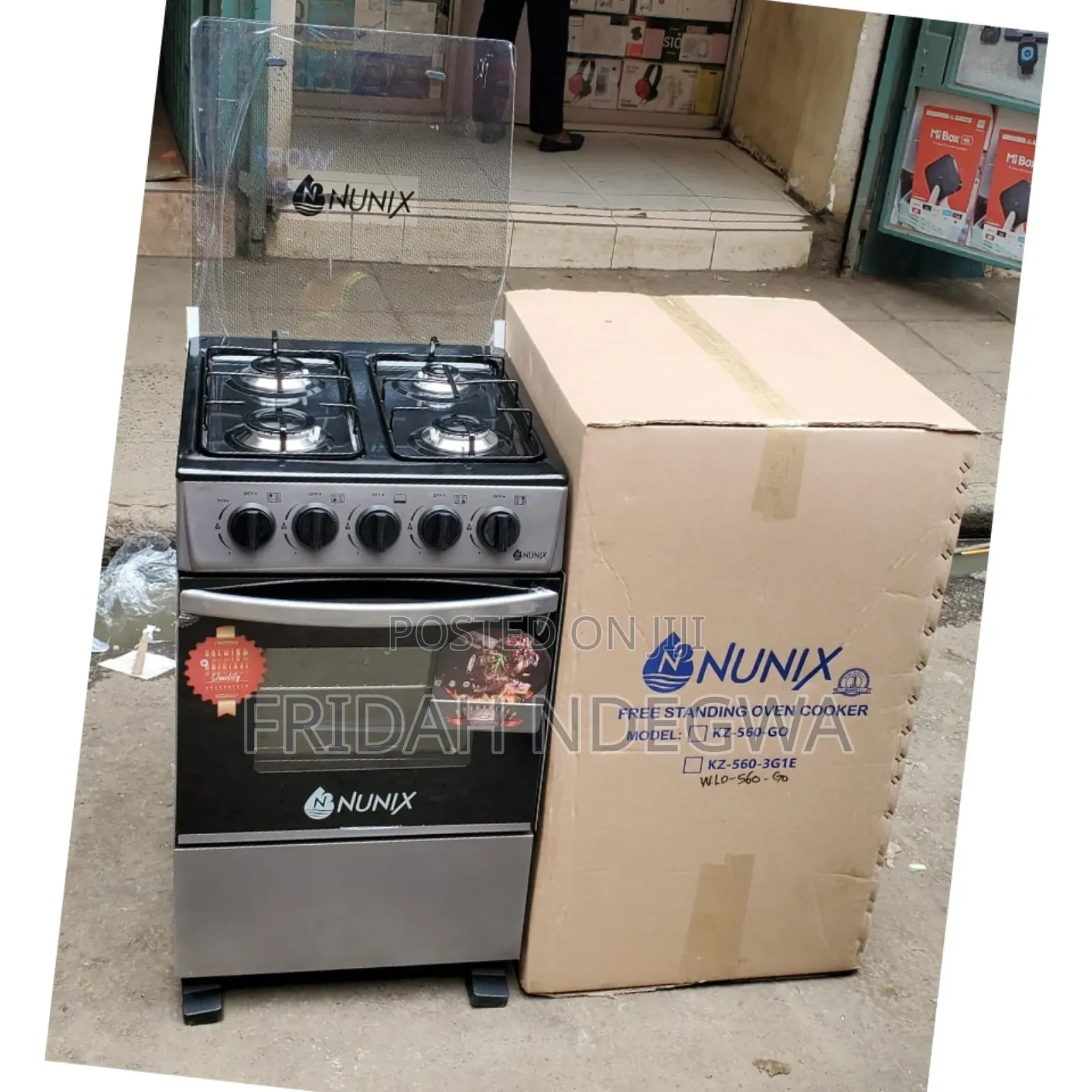  New Model 50*55 Nunix Full Gas Standing Cooker