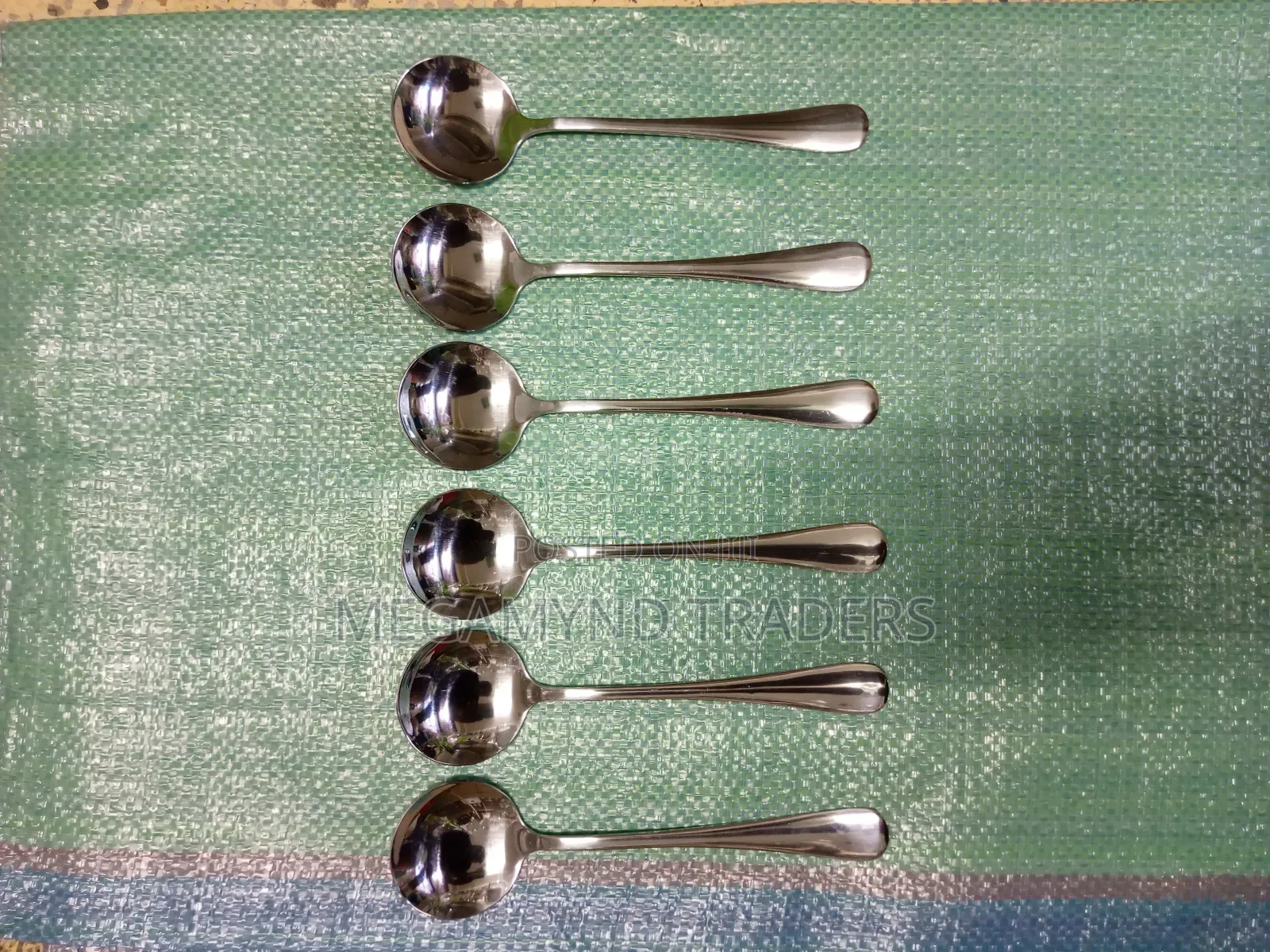 6pc Stainless Soup Spoon