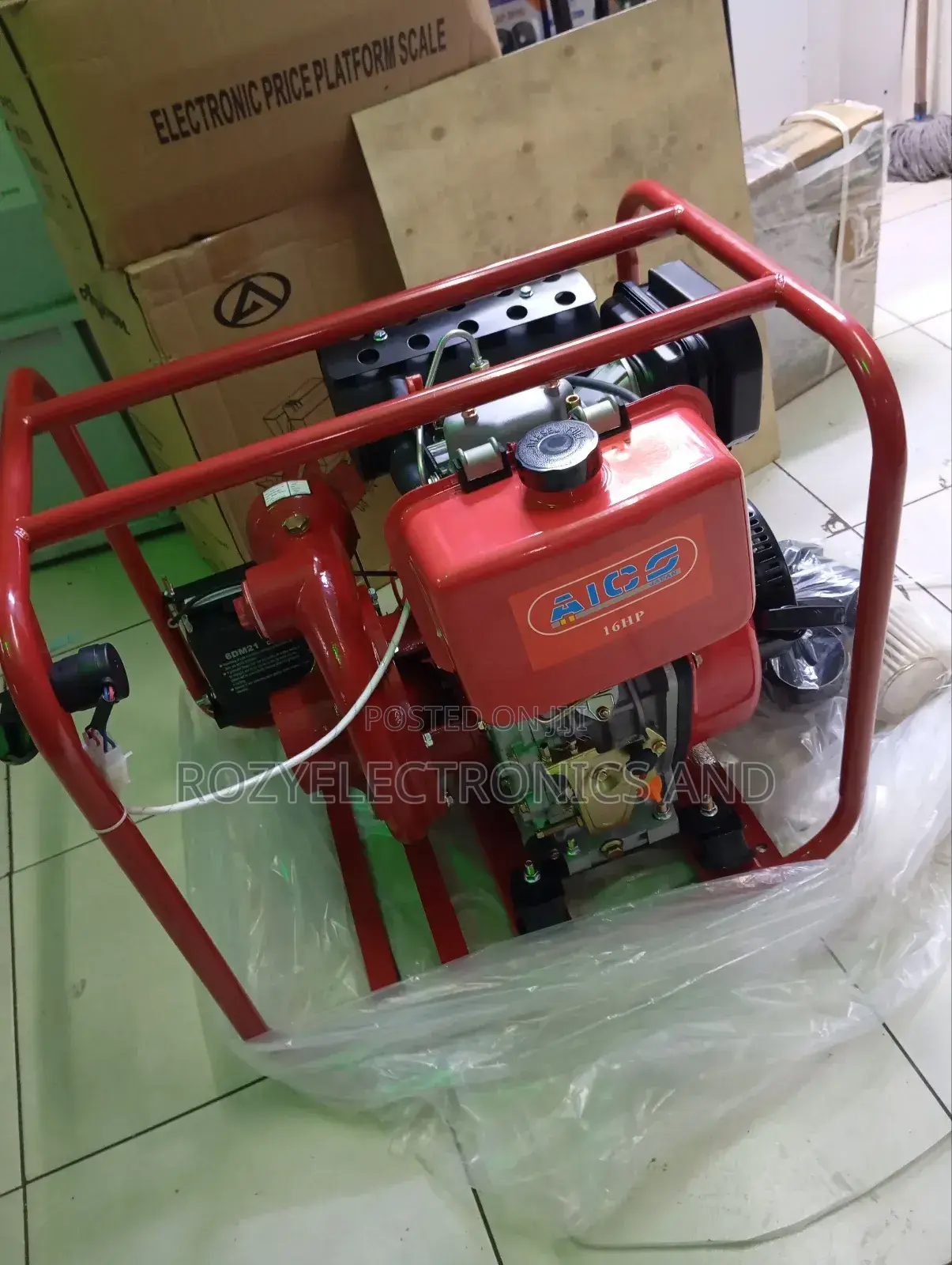 Commercial High Pressure Water Pump 16 Hp Key Start