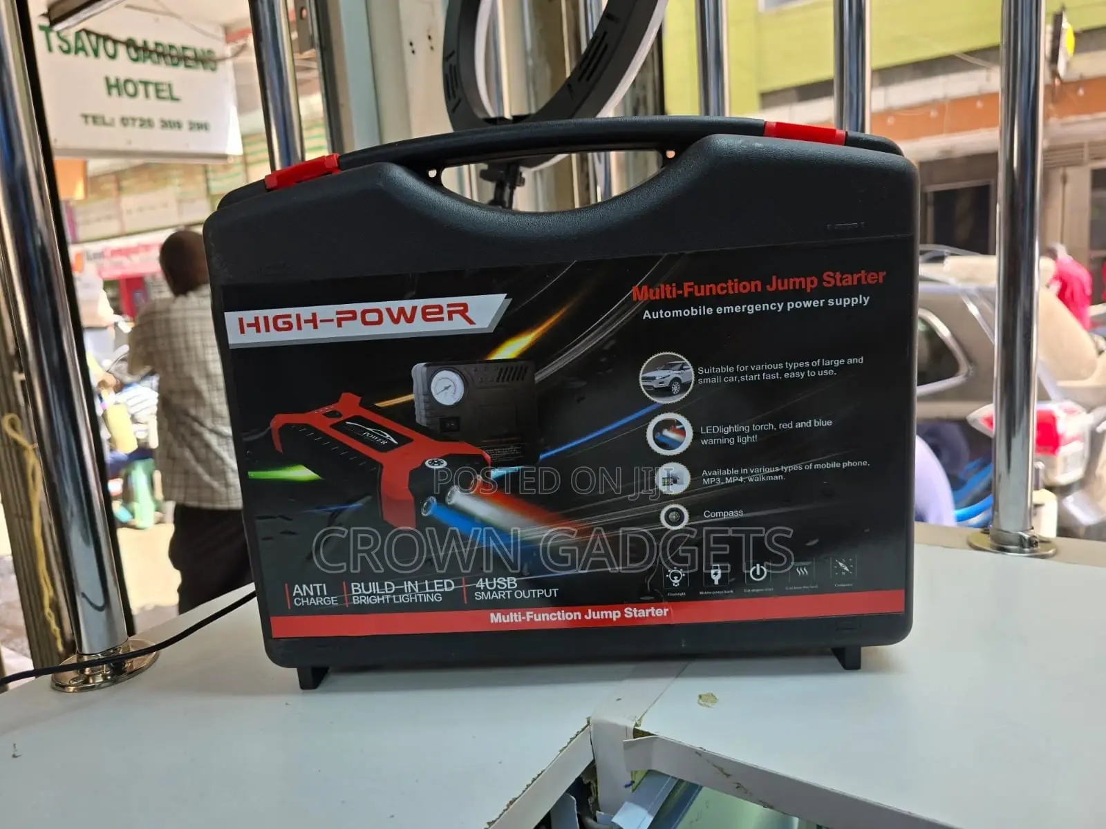 Jump Starter With Inflator Compass Smart Usb Output