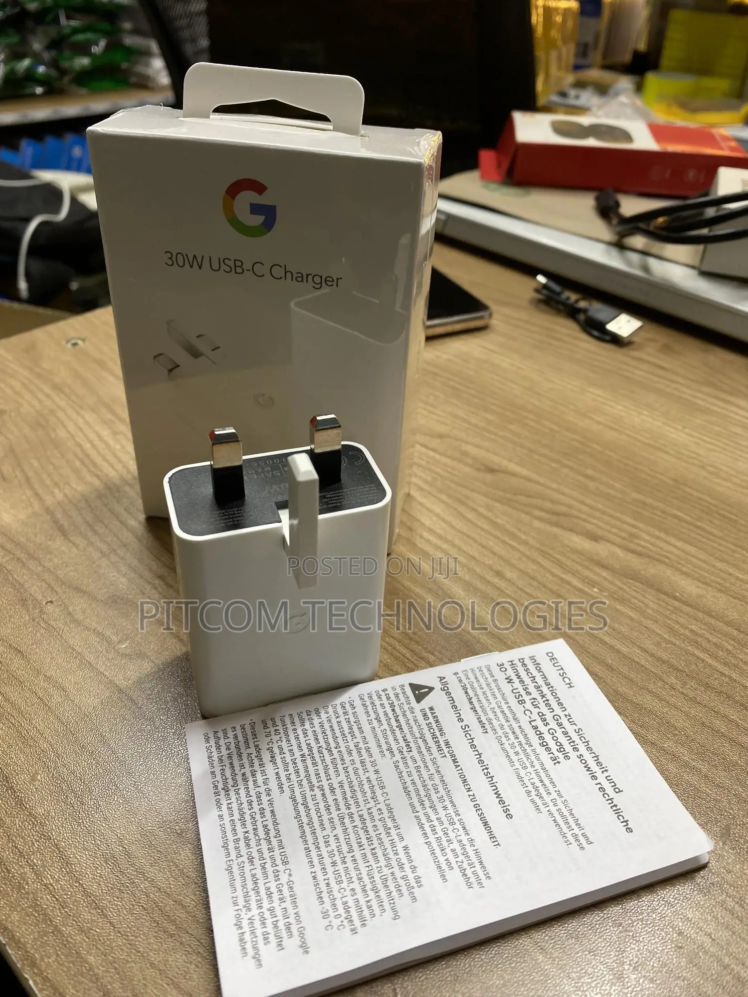 Original Google Pixel 30w Usb-C Fast Charging Adapter