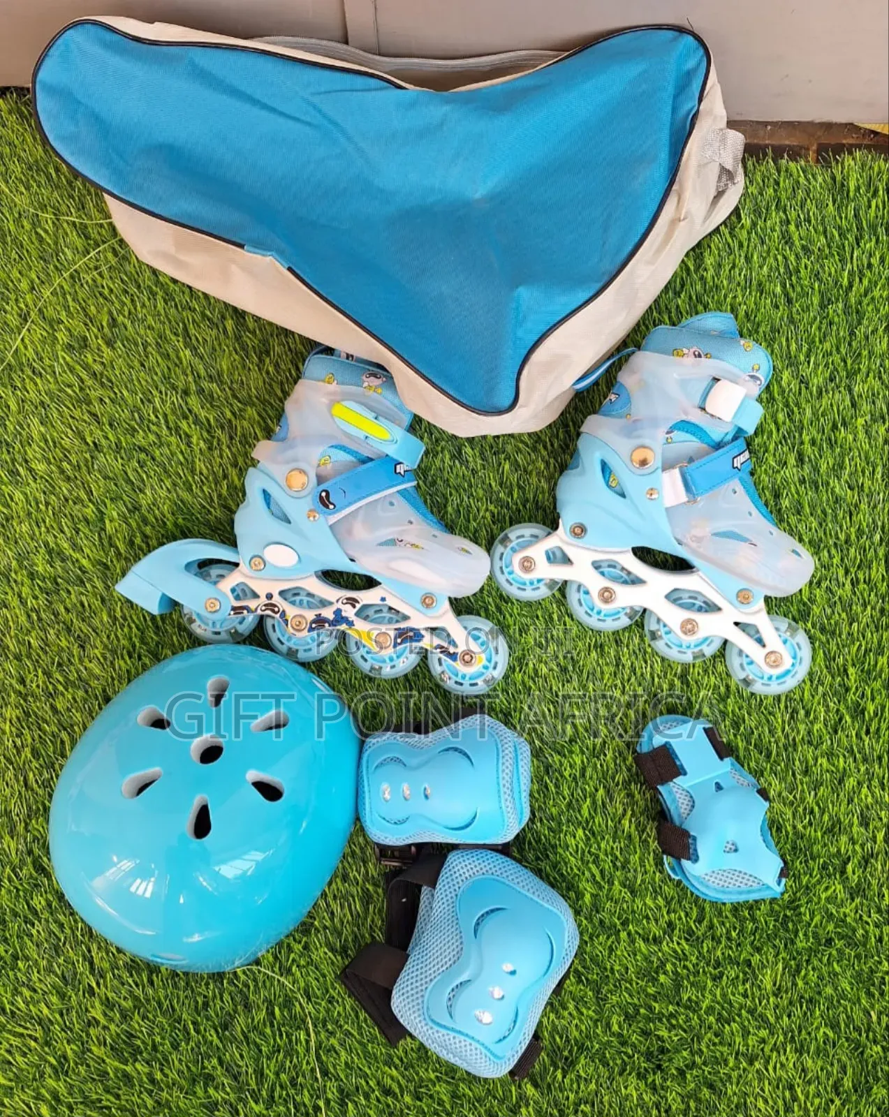 Full Set Kids Roller Skates With Protective Gears