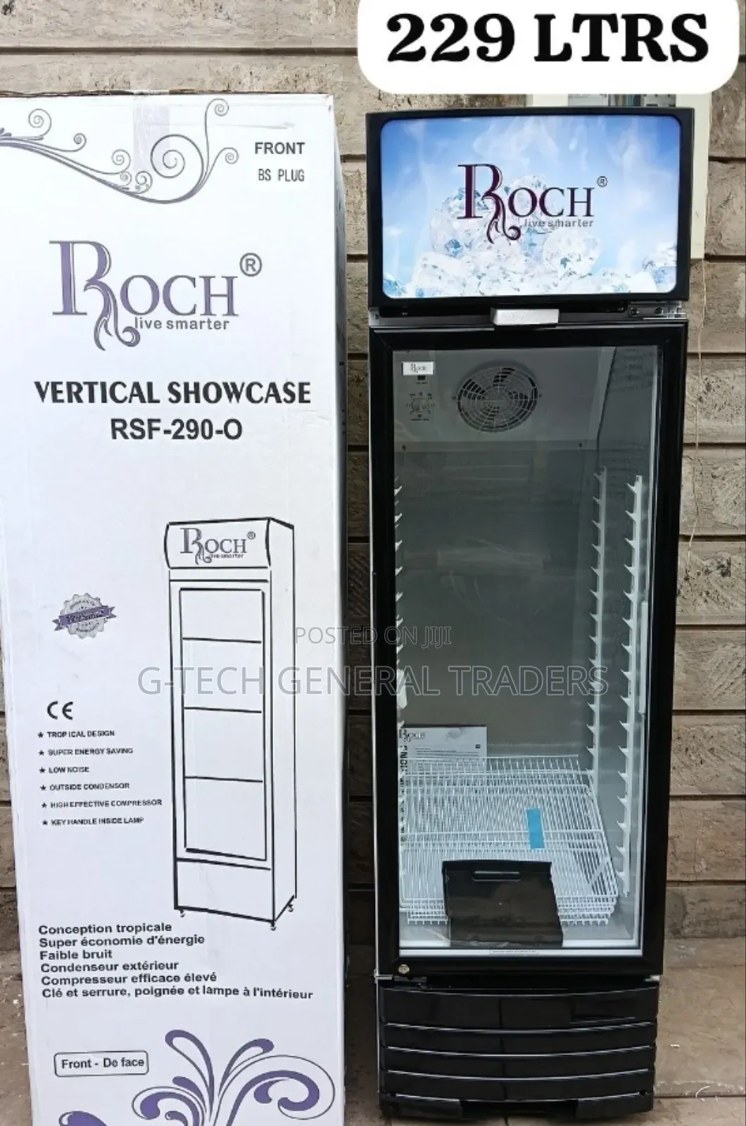 Roch Vertical Showcase 229l Rsf-290-0