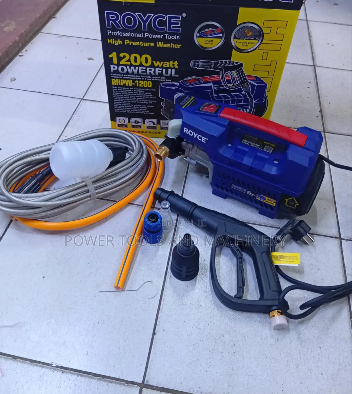 Royce High Pressure Washer 1200watts/ Royce Carwash Machine